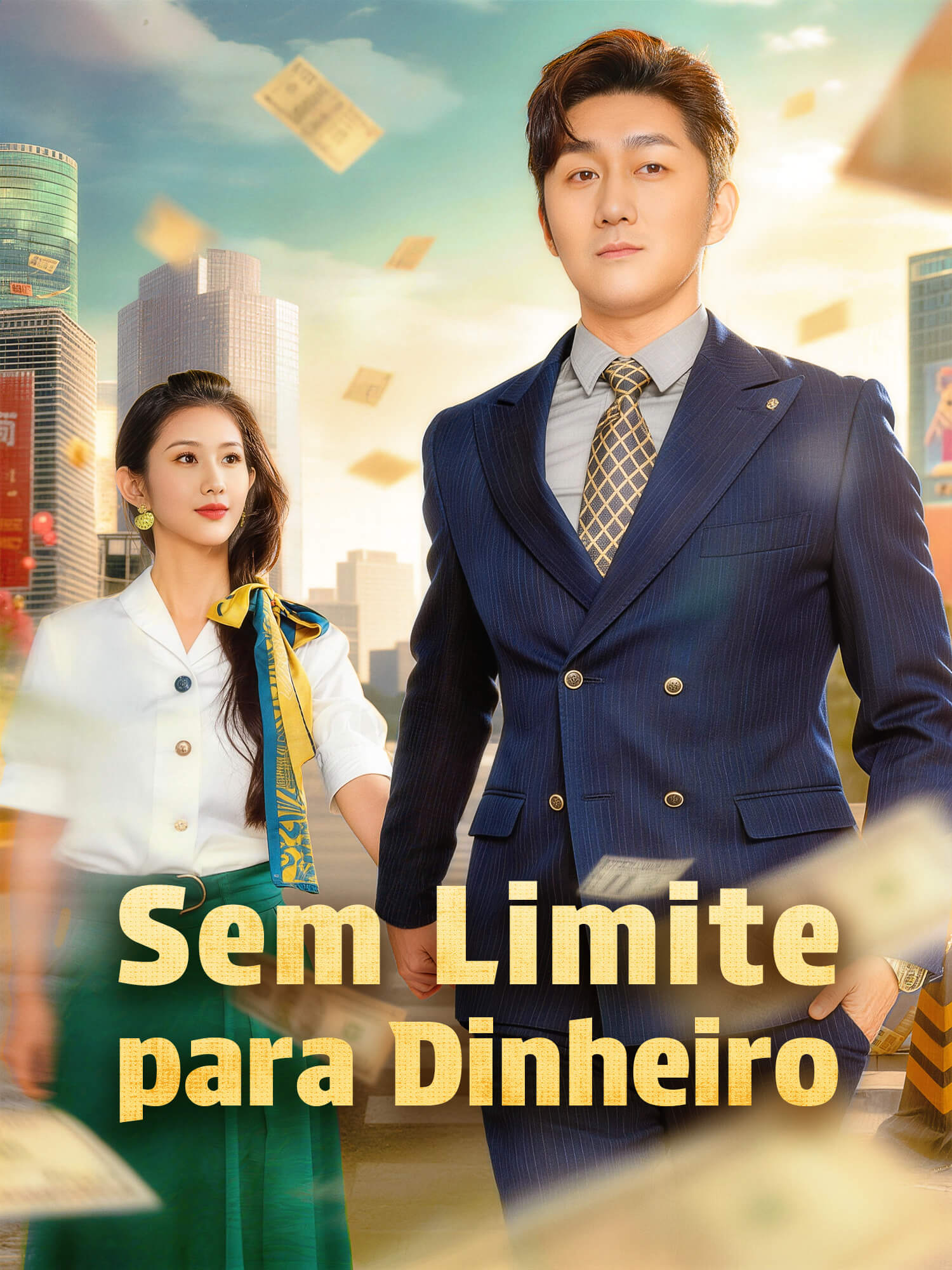 Capa e Pôster da Mini Novela Sem Limite para Dinheiro