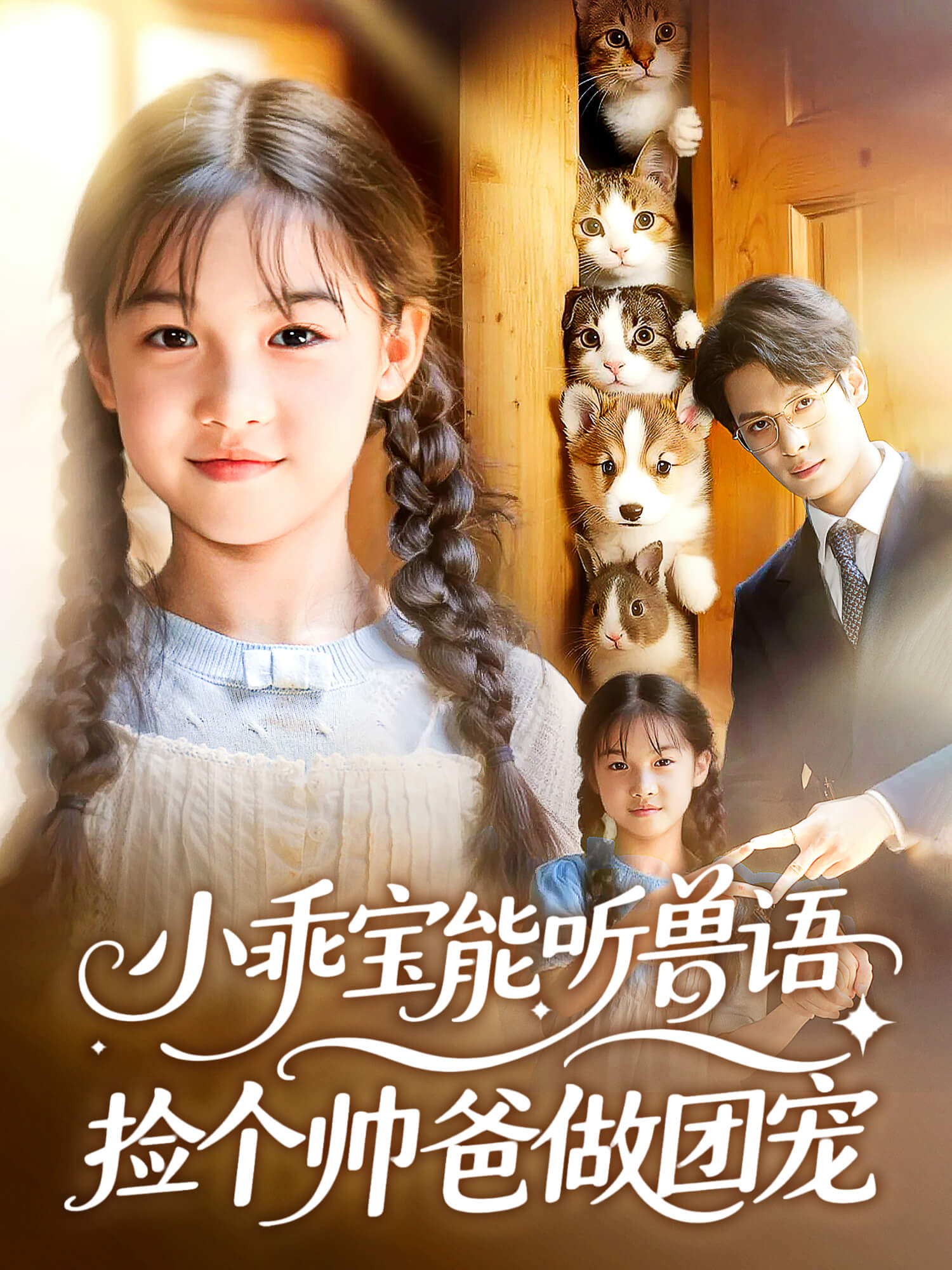 小乖宝能听兽语，捡个帅爸做团宠