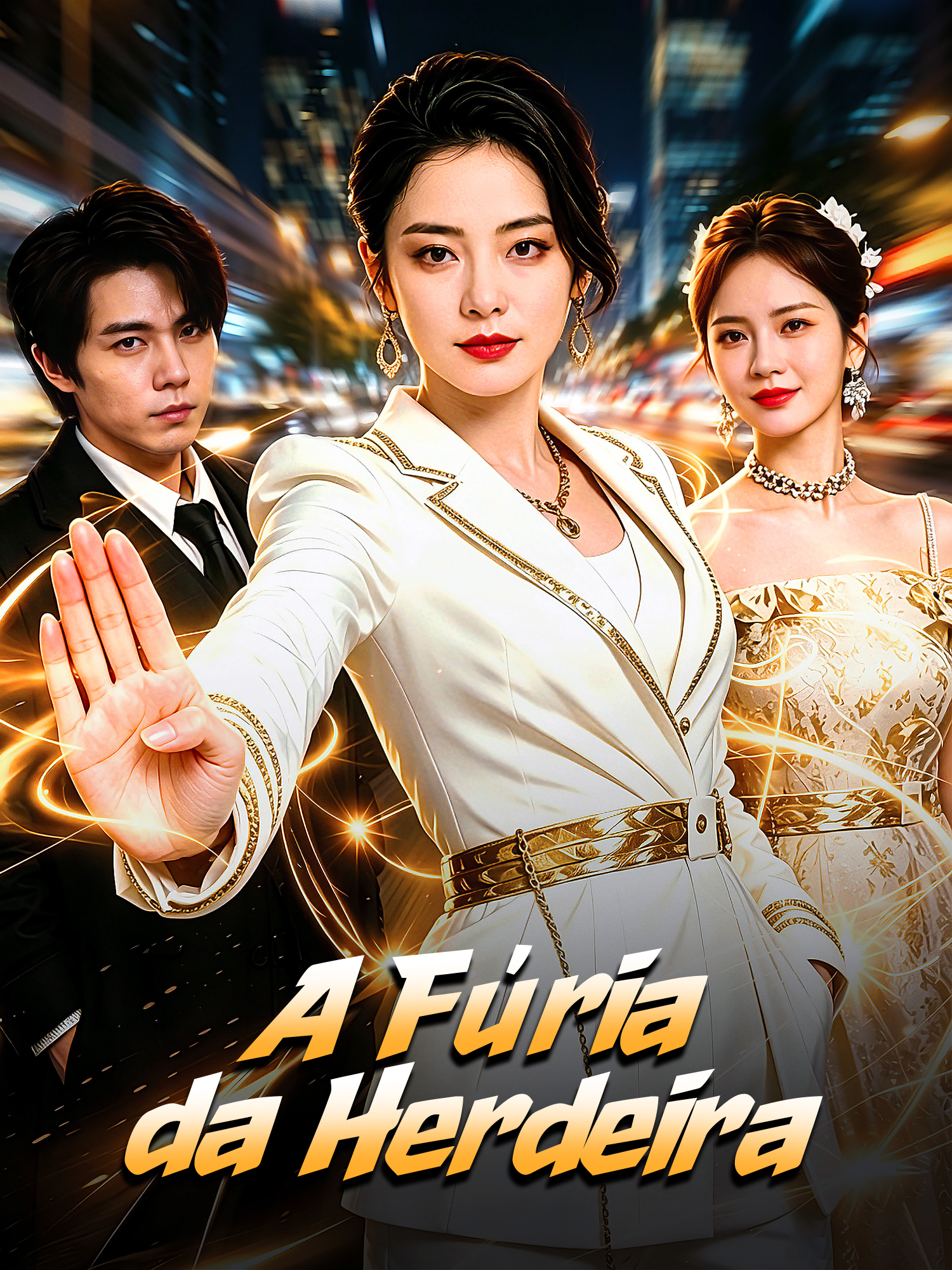 Capa e Pôster da Mini Novela A Fúria da Herdeira