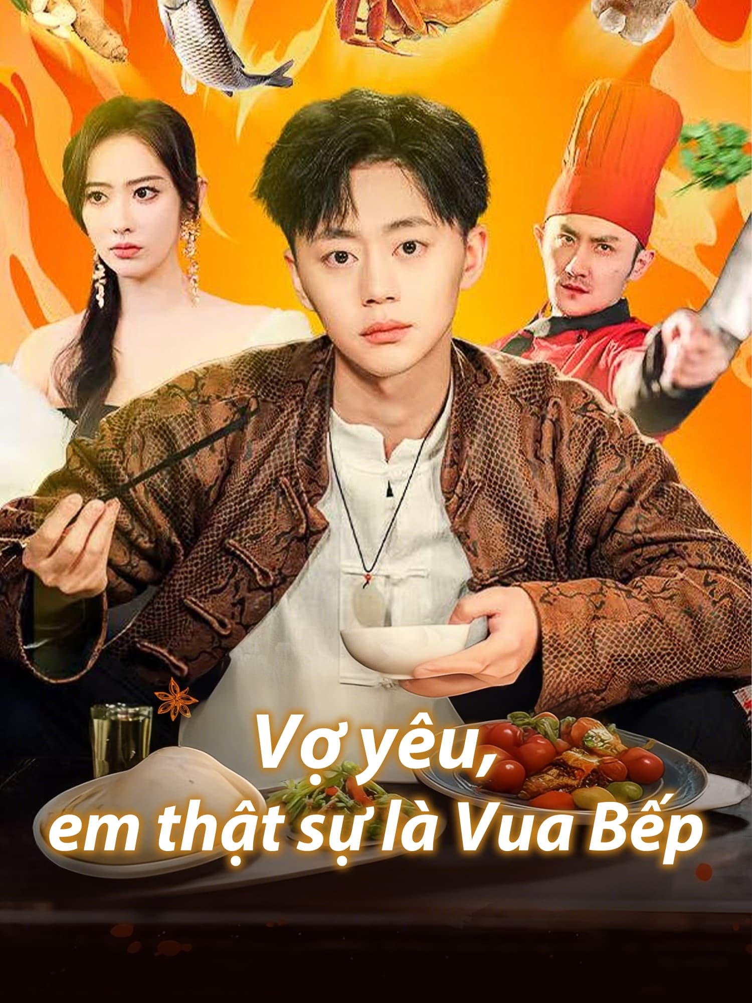 Ảnh bìa và Poster phim ngắn Vợ yêu, em thật sự là Vua Bếp