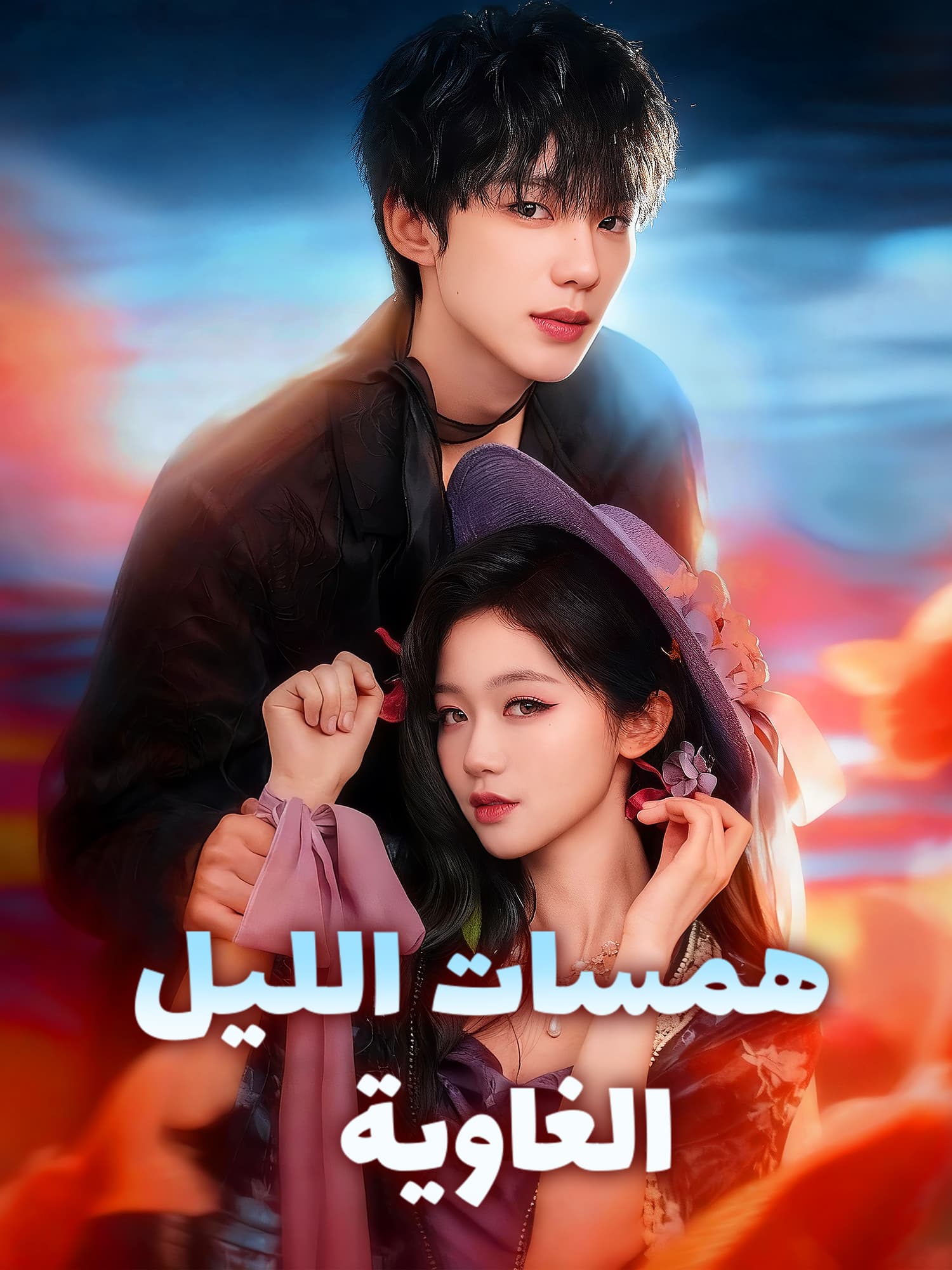 غلاف وملصق مسلسل همسات الليل الغاوية القصير