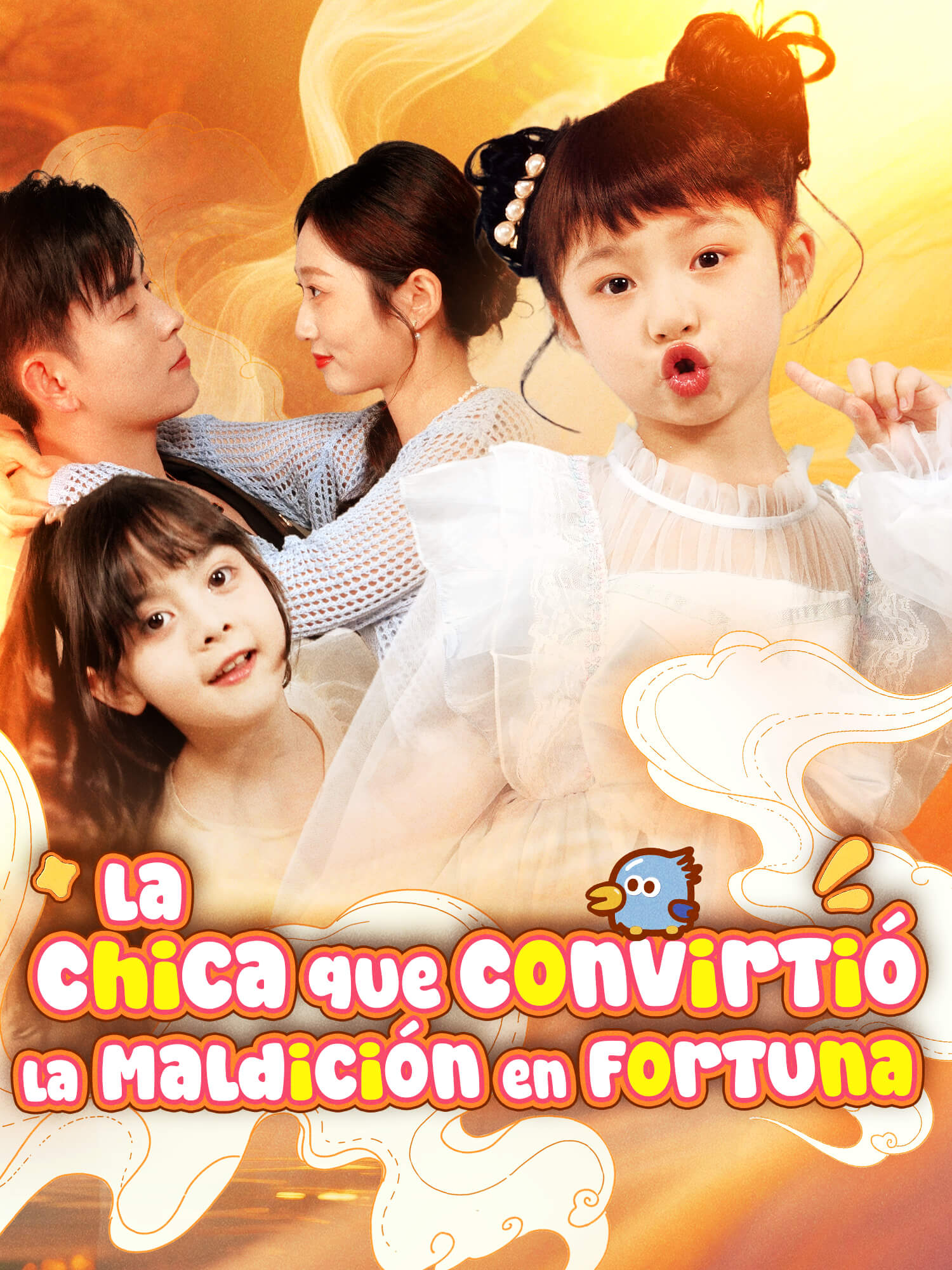 Portada y Póster de la Mini Serie La Chica que Convirtió la Maldición en Fortuna