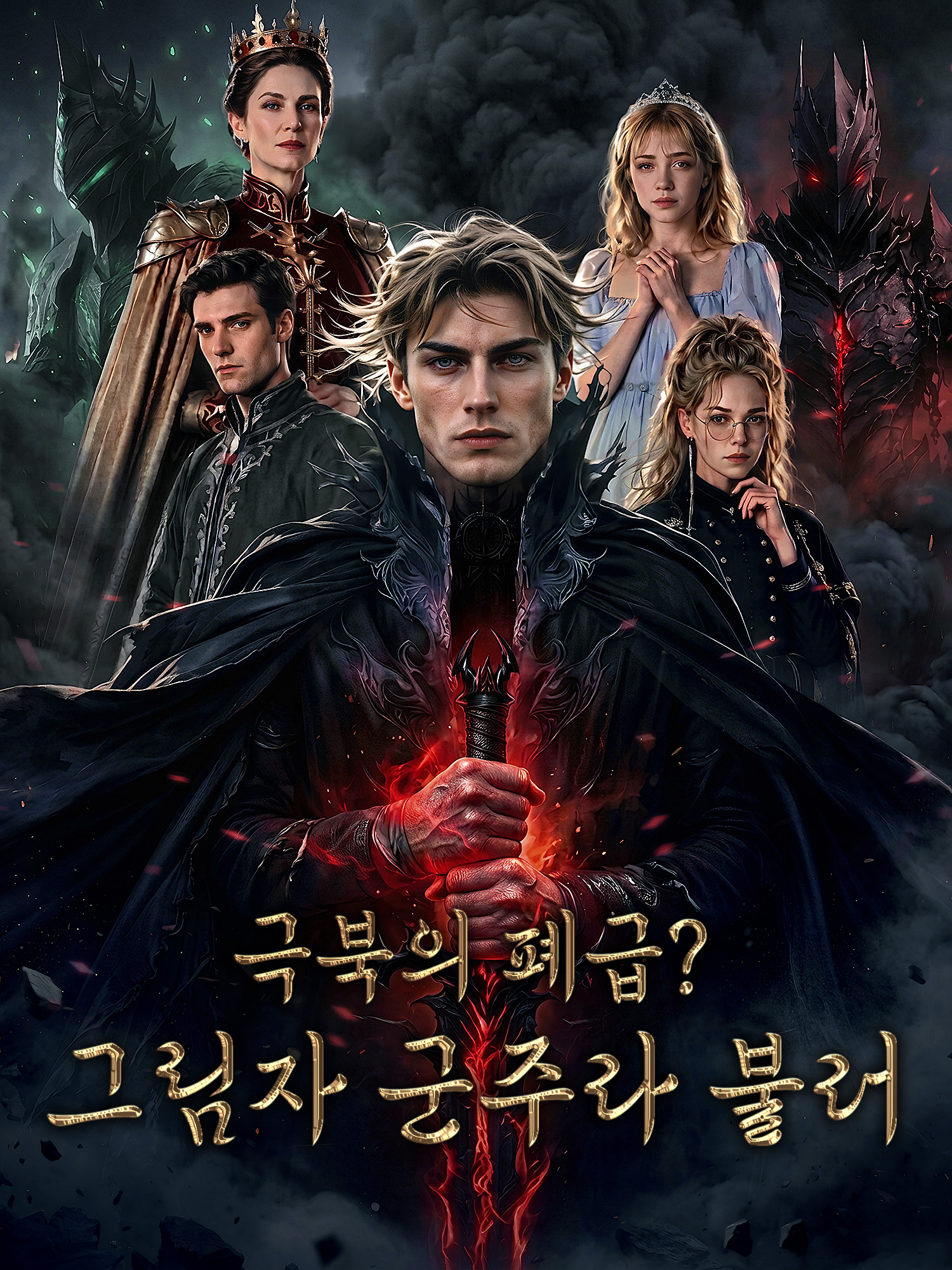 극북의 폐급? 그림자 군주라 불러 숏드라마 포스터 (모바일 시리즈)