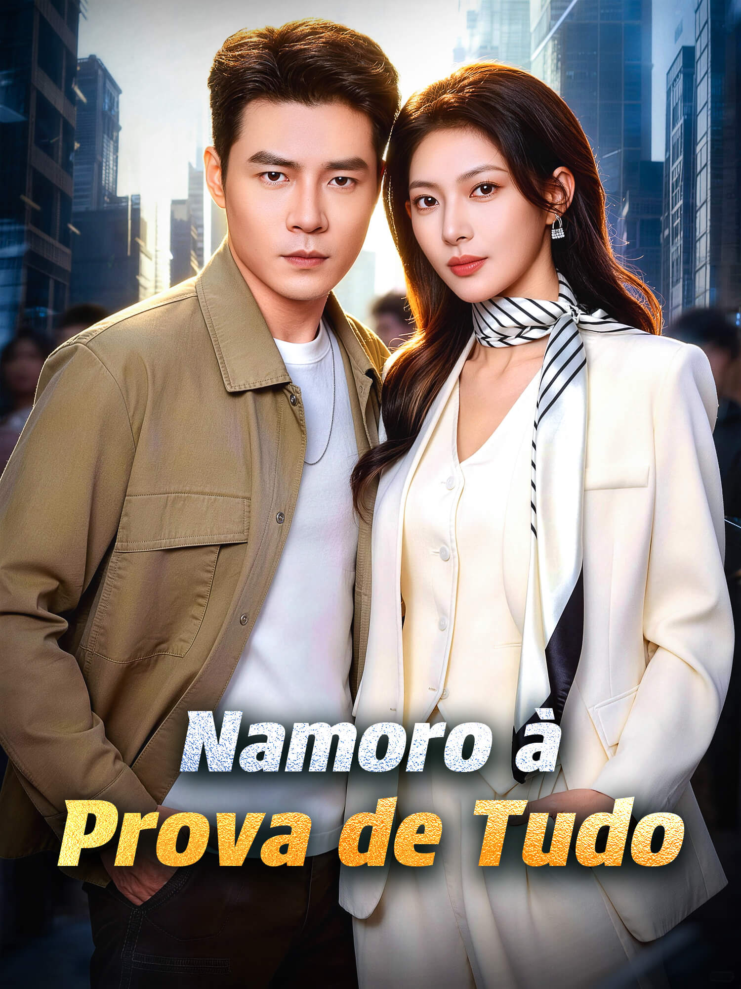 Capa e Pôster da Mini Novela Namoro à Prova de Tudo