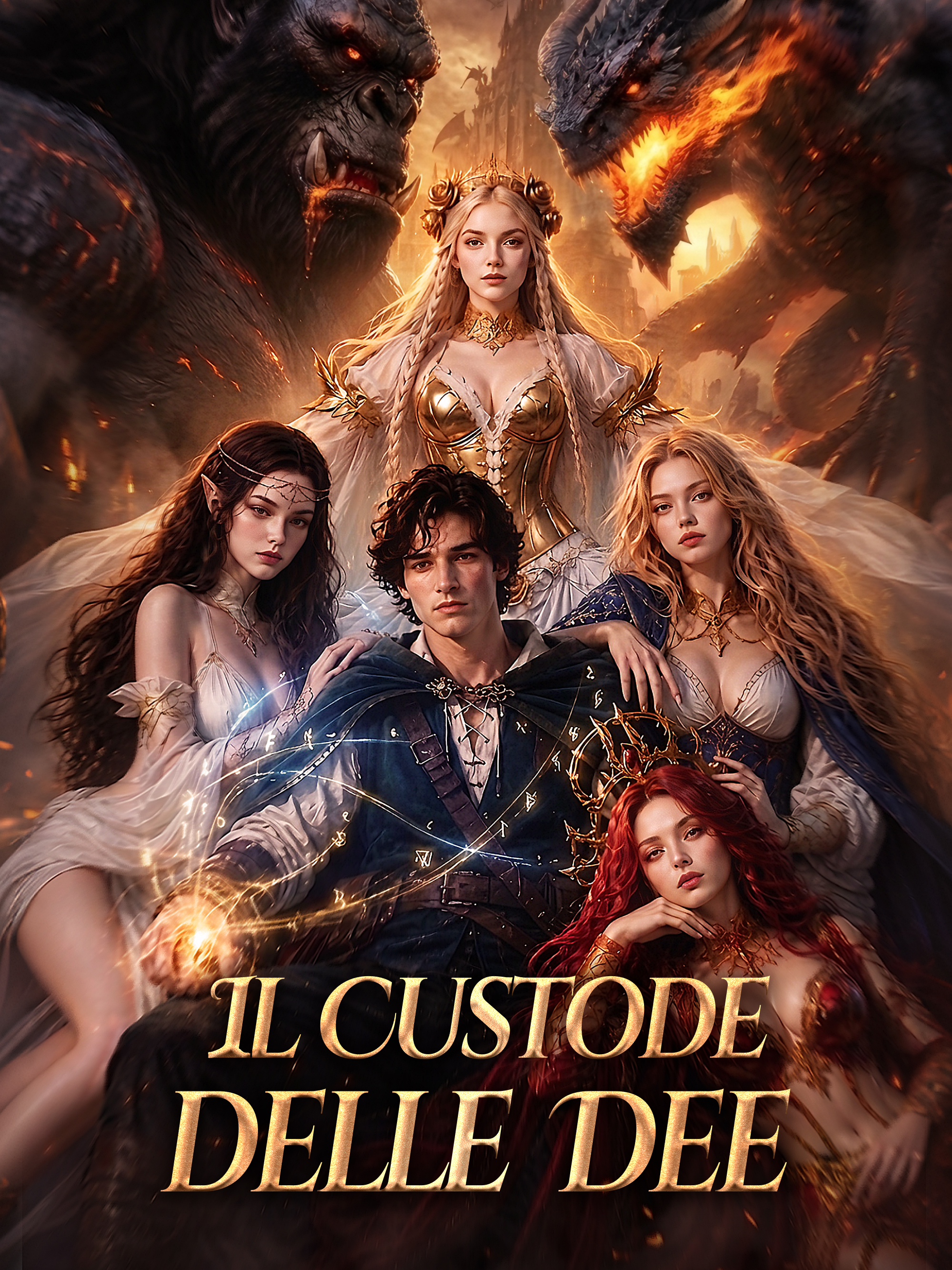 Copertina del dramma corto Il Custode delle Dee (Categorie verticali di)