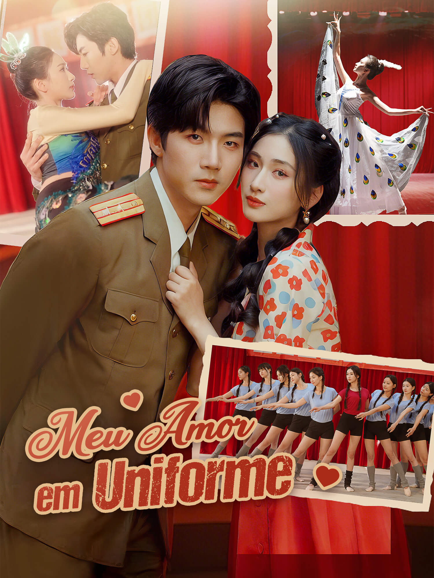 Capa e Pôster da Mini Novela Meu Amor em Uniforme