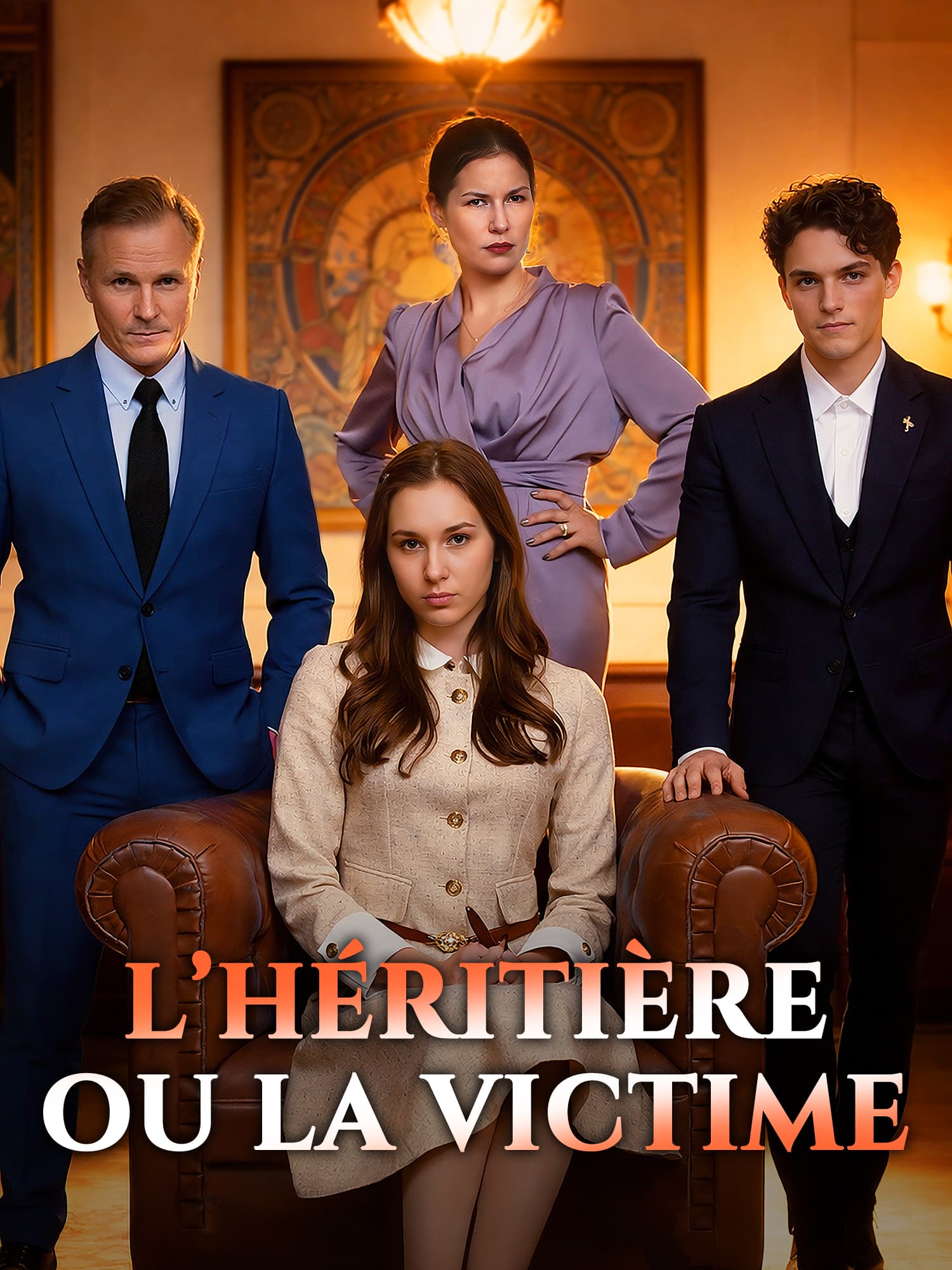 Affiche et Couverture de la Mini-série L’Héritière ou la Victime