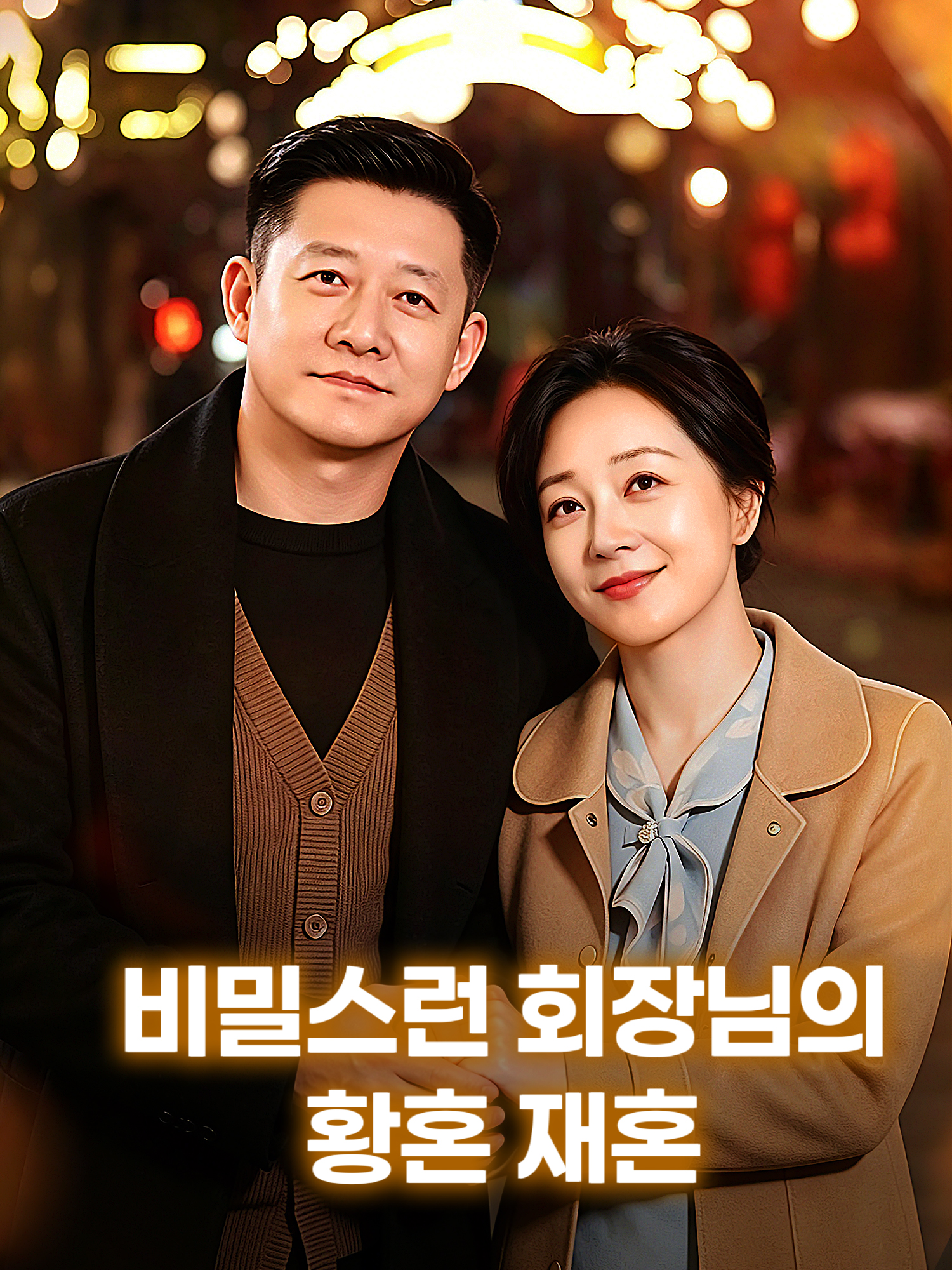 비밀스런 회장님의 황혼 재혼 숏드라마 커버 및 포스터