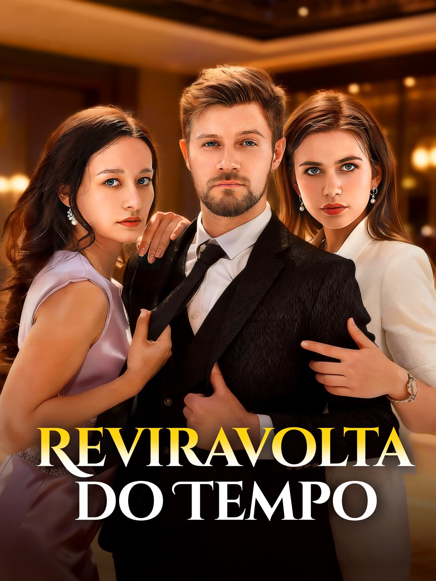 Capa e Pôster da Mini Novela Reviravolta do Tempo