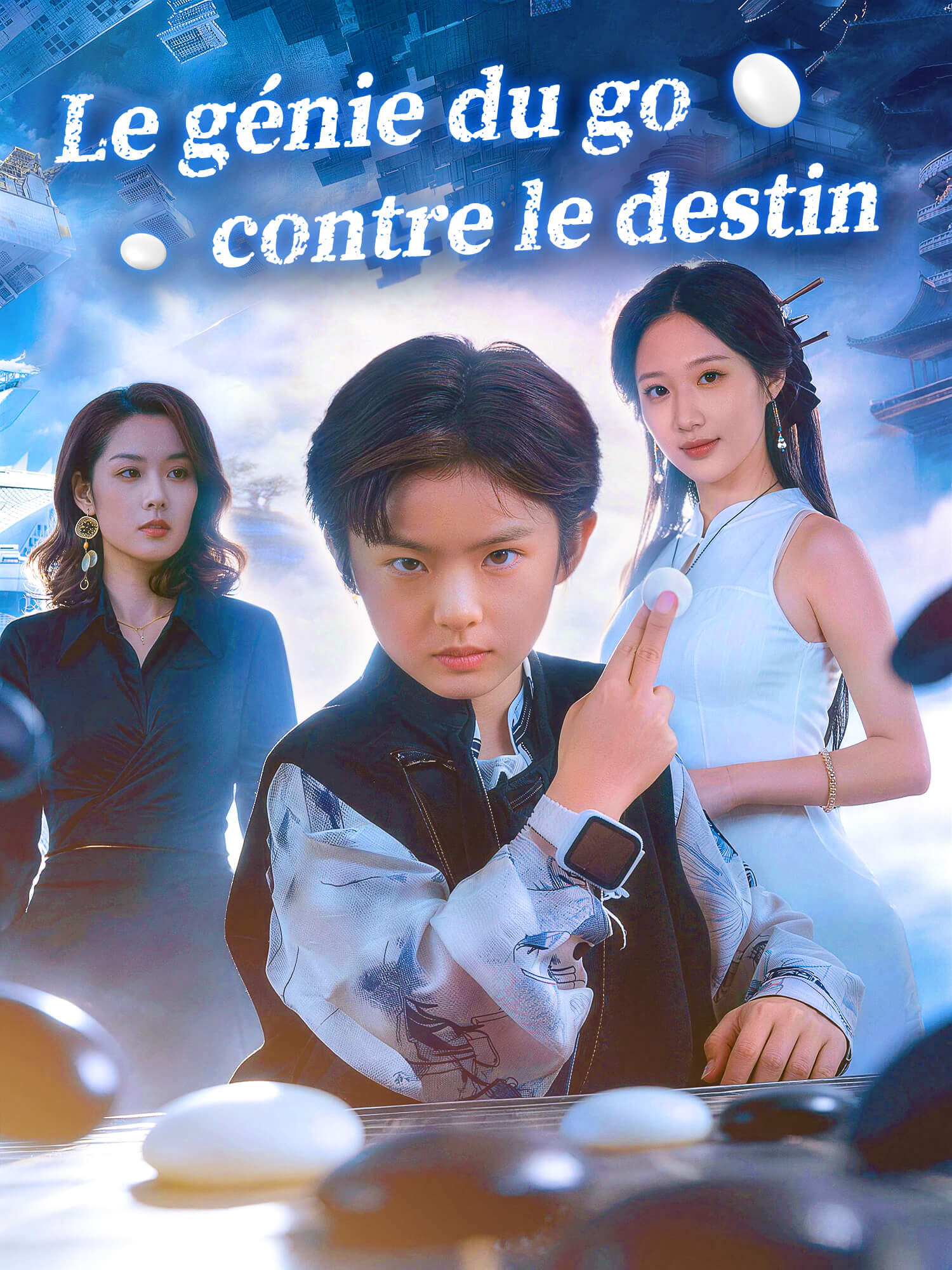 Affiche et Couverture de la Mini-série Le génie du go contre le destin