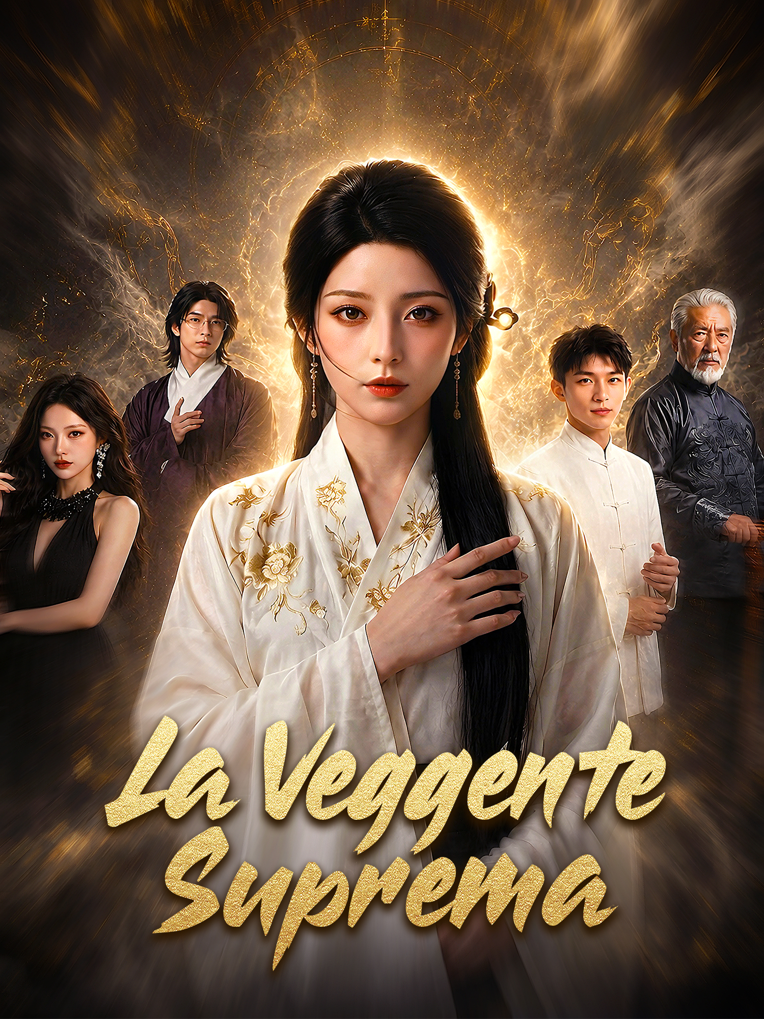 Copertina e Poster della Mini Serie La Veggente Suprema