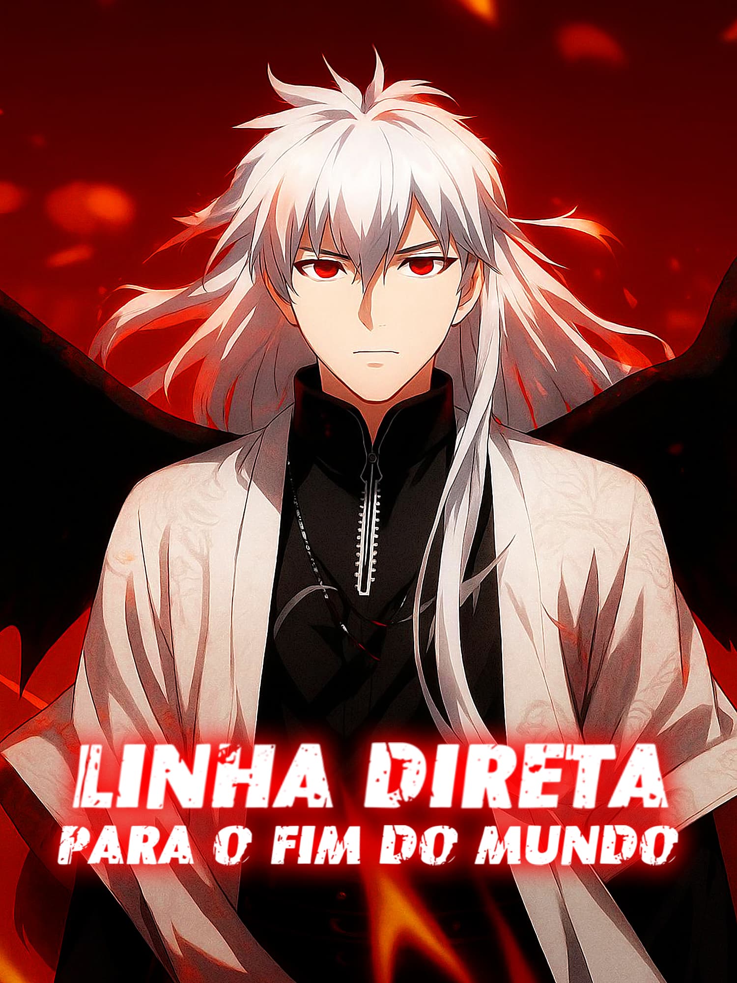 Capa e Pôster da Mini Novela Linha Direta para o Fim do Mundo