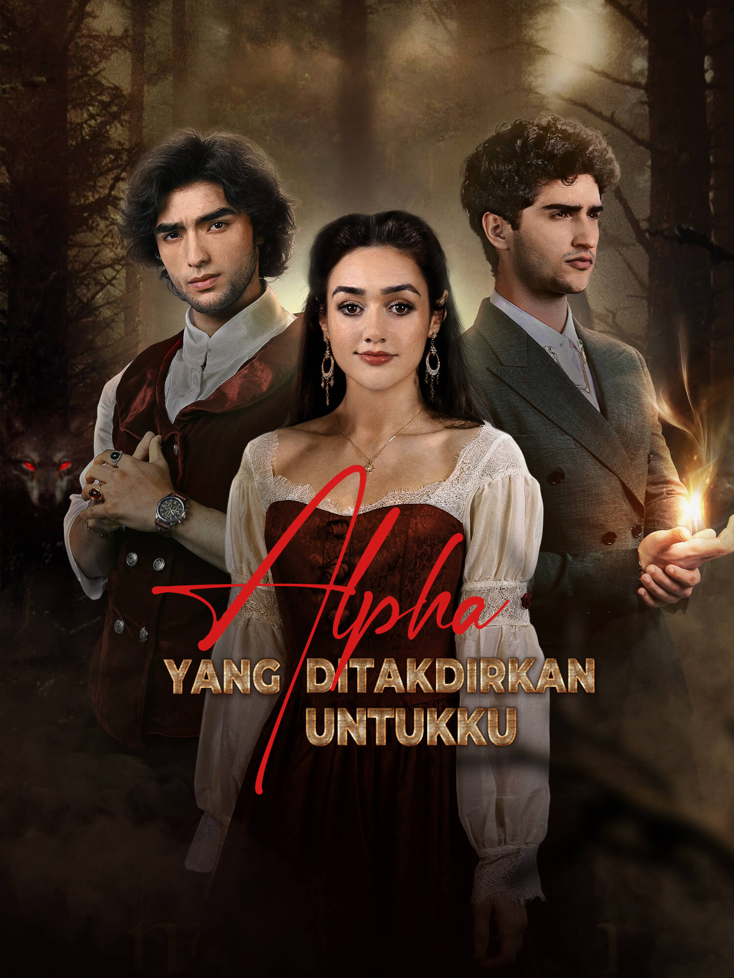 Sampul & Poster Drama Pendek Alpha yang Ditakdirkan Untukku