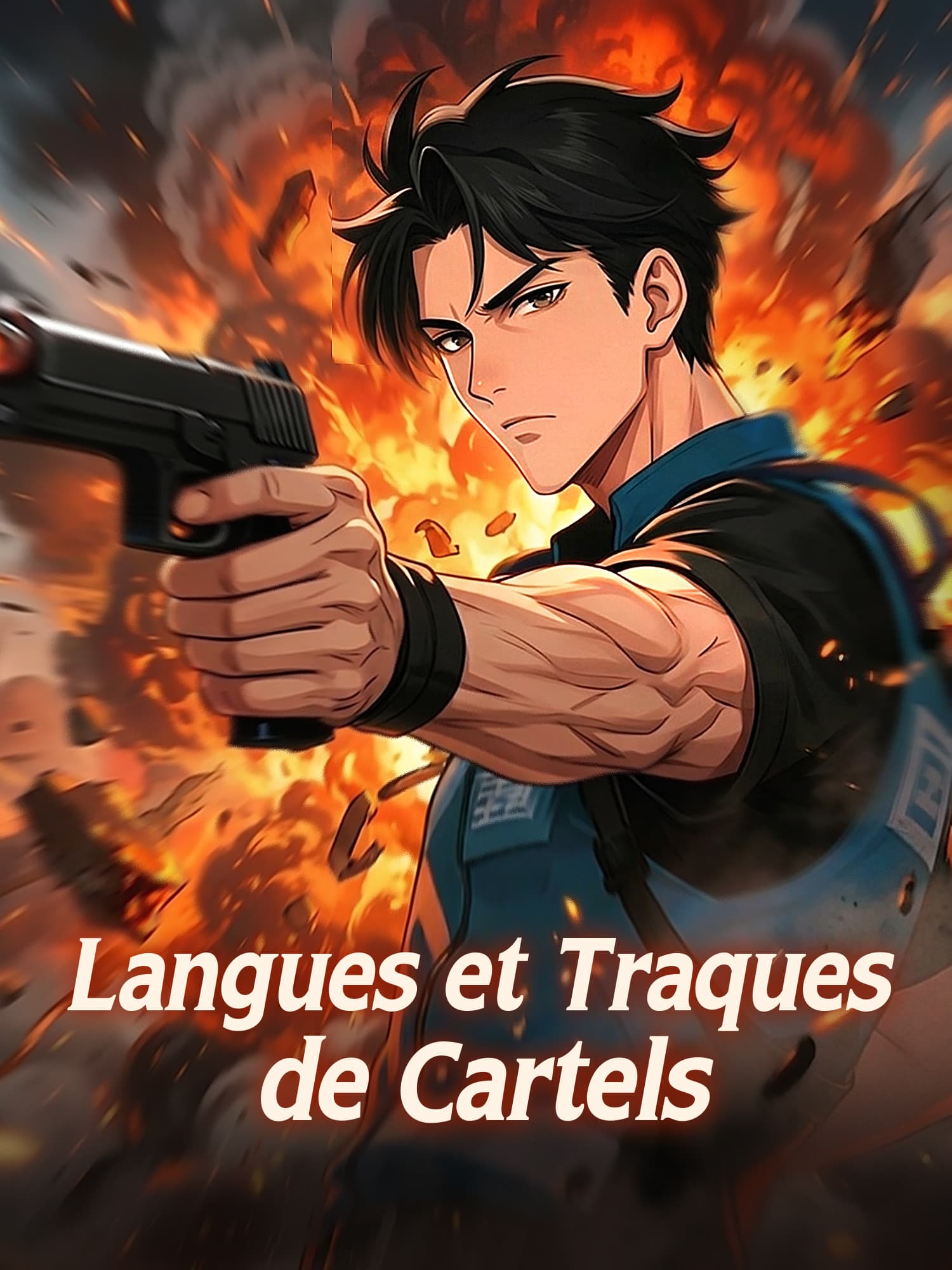 Affiche et Couverture de la Mini-série Langues et Traques de Cartels