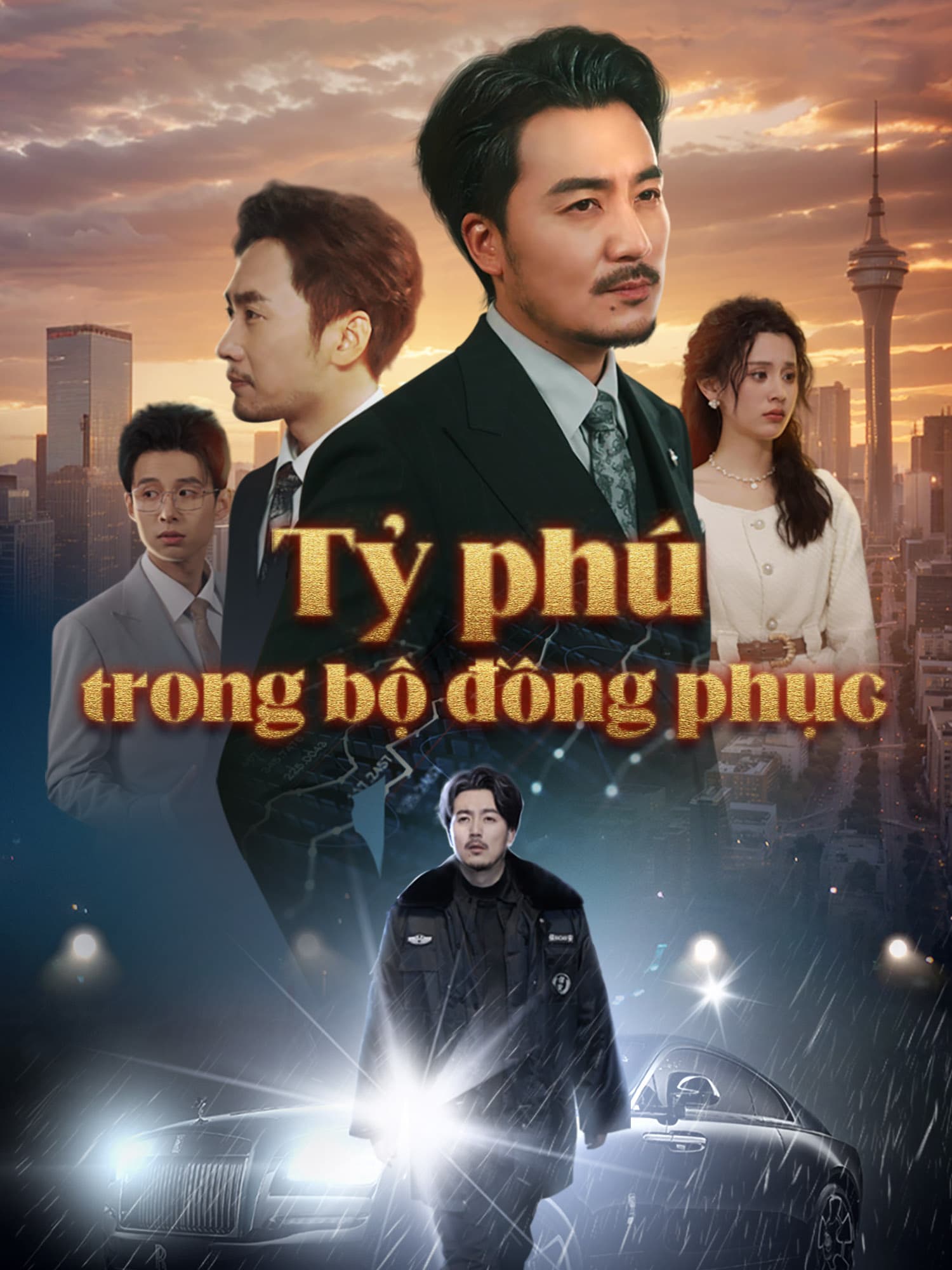 Ảnh bìa phim ngắn Tỷ phú trong bộ đồng phục (Phim dọc)