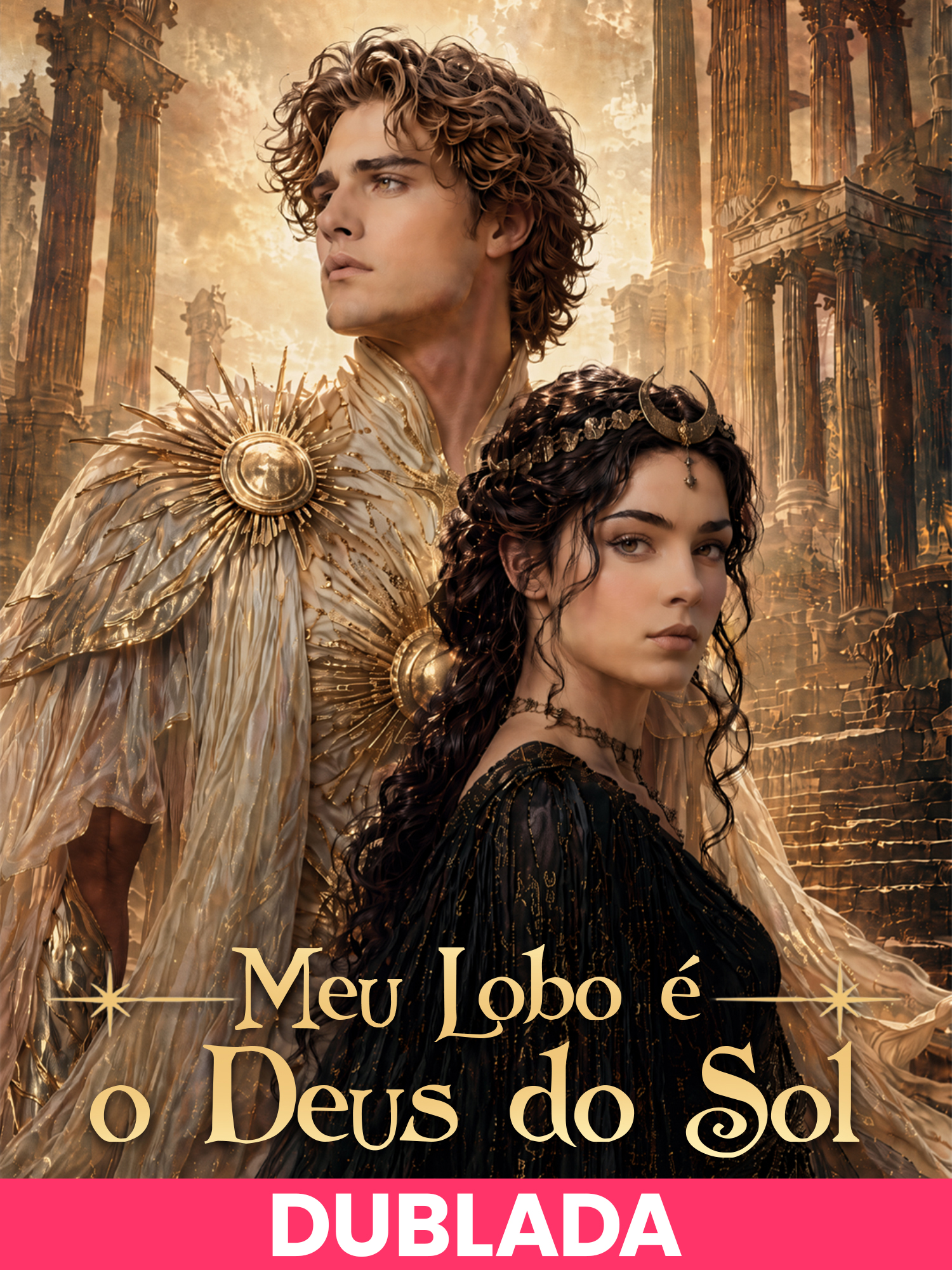 Capa e Pôster da Mini Novela (DUBLADA)Meu Lobo é o Deus do Sol