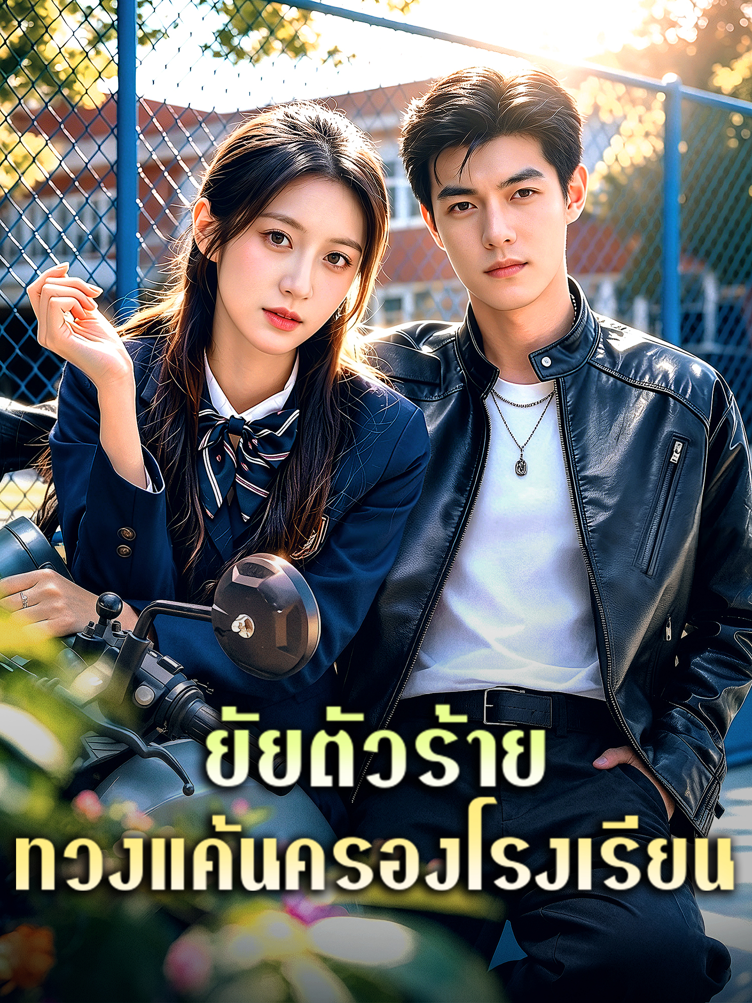 หน้าปกและภาพซีรีส์สั้น ยัยตัวร้าย ทวงแค้นครองโรงเรียน