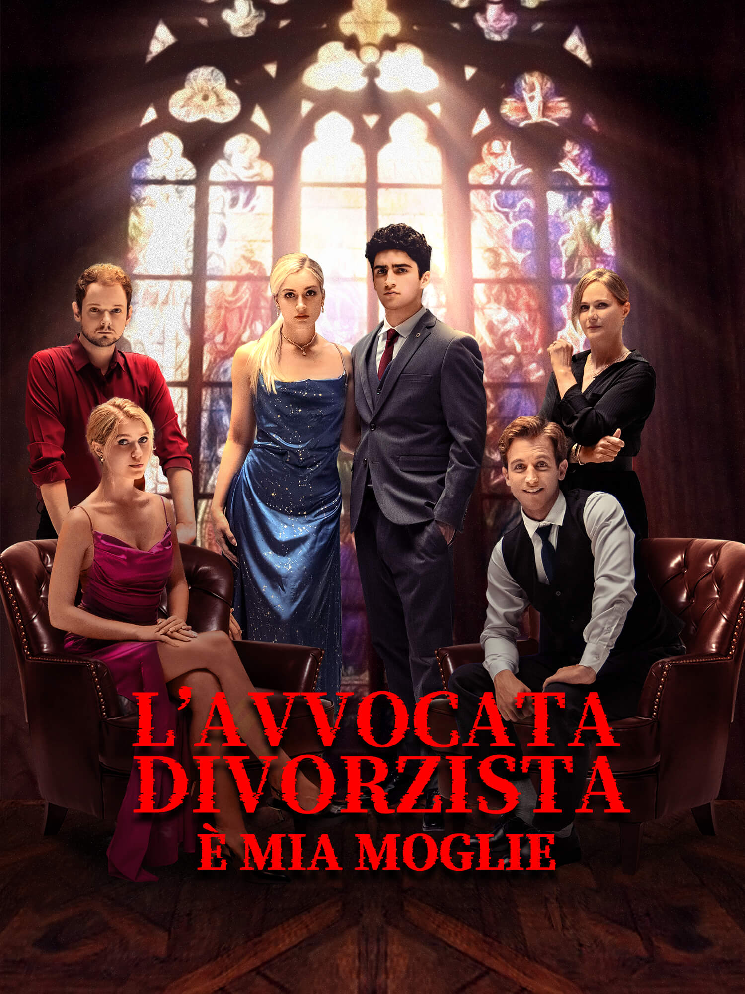 Copertina e Poster della Mini Serie L’Avvocata Divorzista è Mia Moglie