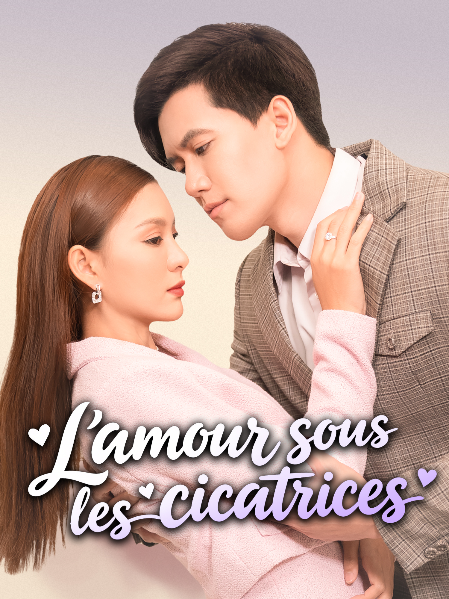 Affiche et Couverture de la Mini-série L’amour sous les cicatrices