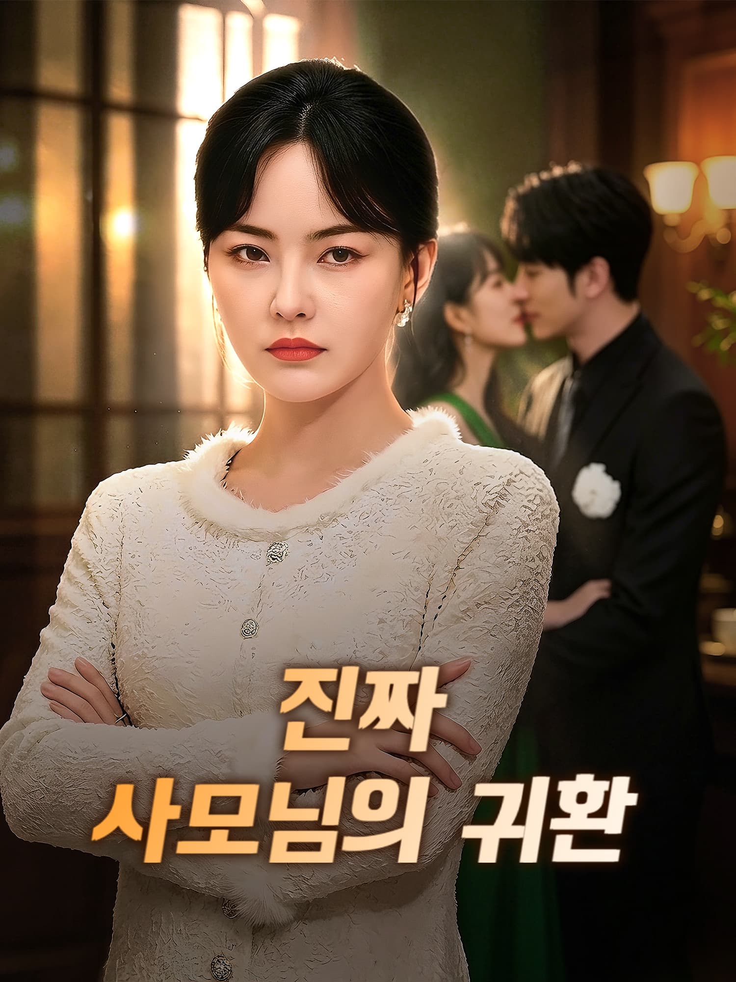 진짜 사모님의 귀환 숏드라마 커버 및 포스터