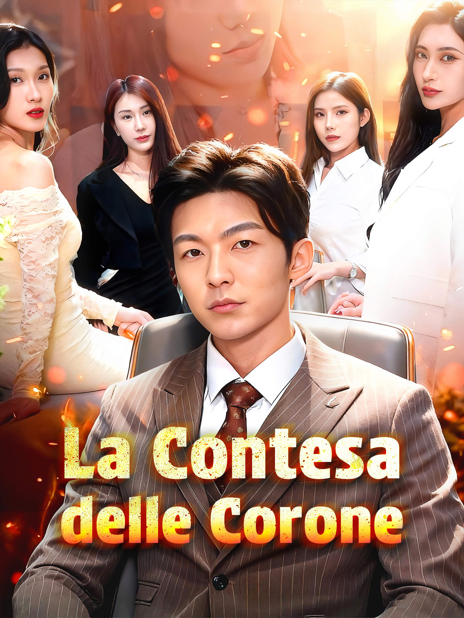 Copertina e Poster della Mini Serie La Contesa delle Corone