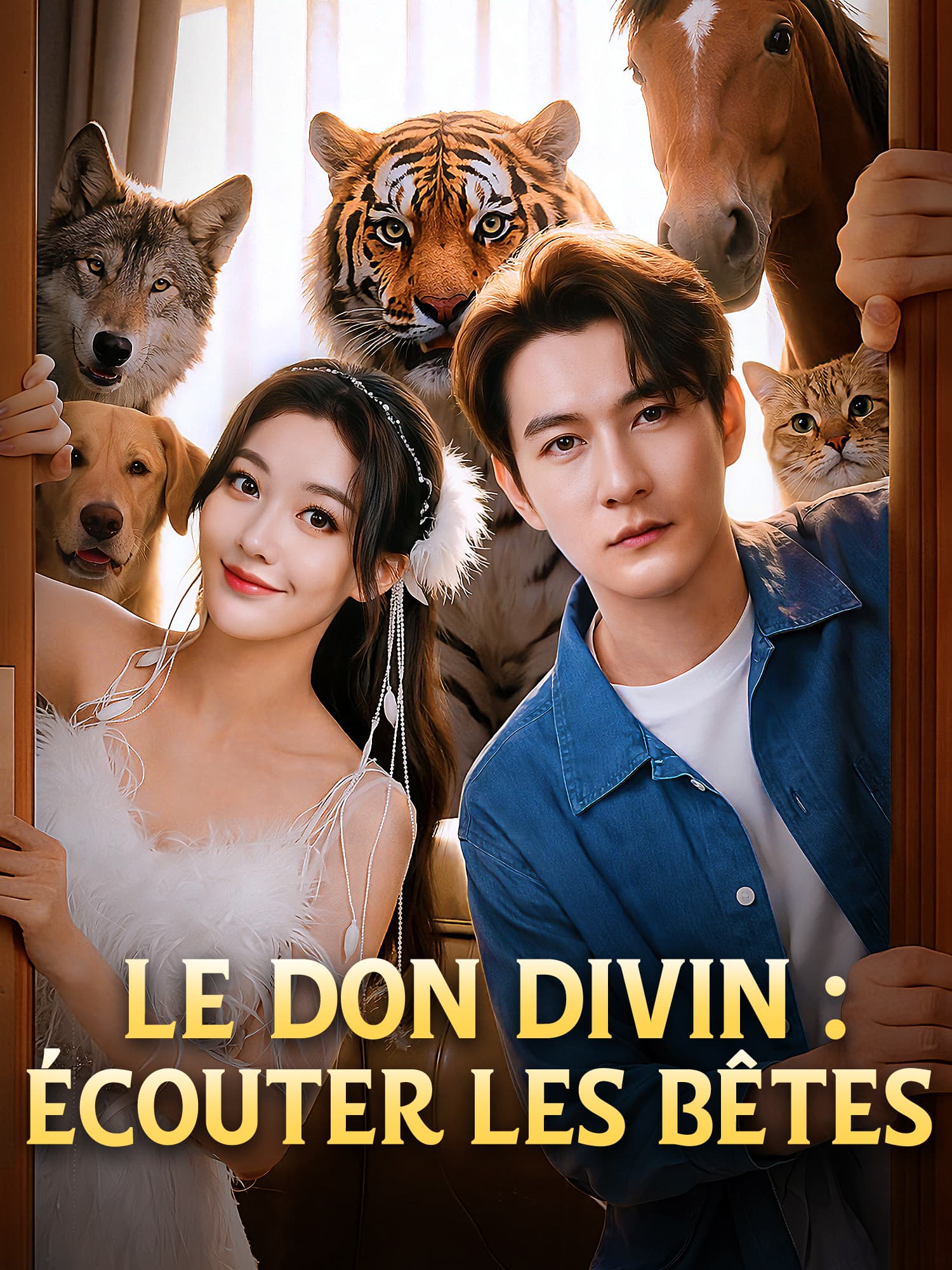 Affiche et Couverture de la Mini-série Le Don Divin : Écouter les Bêtes