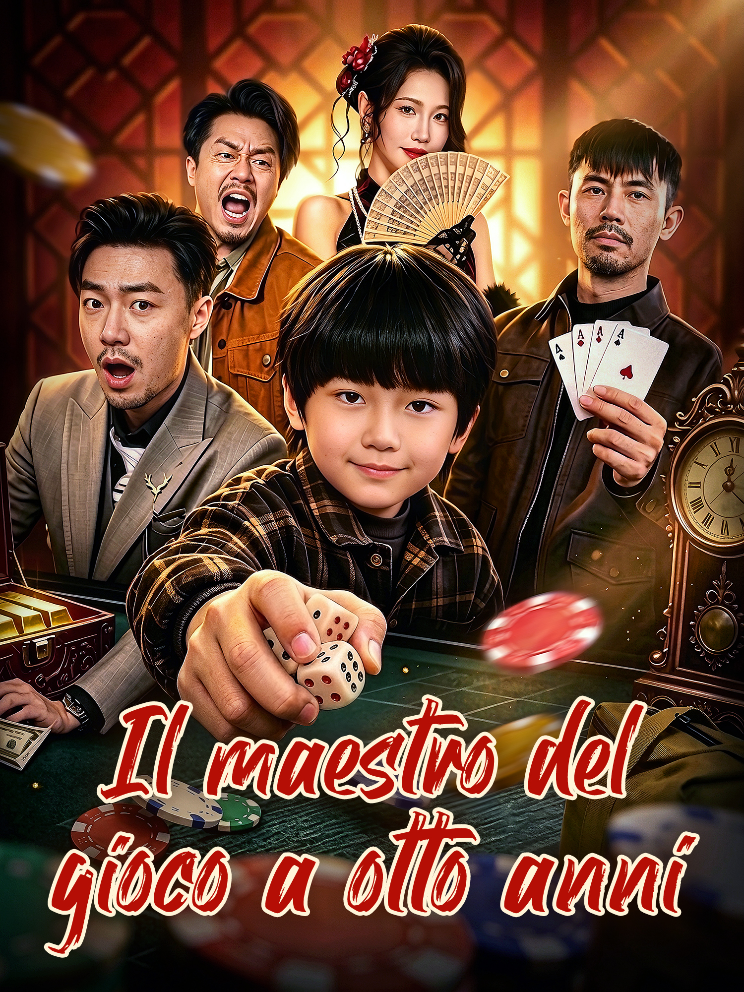 Il maestro del gioco a otto anni