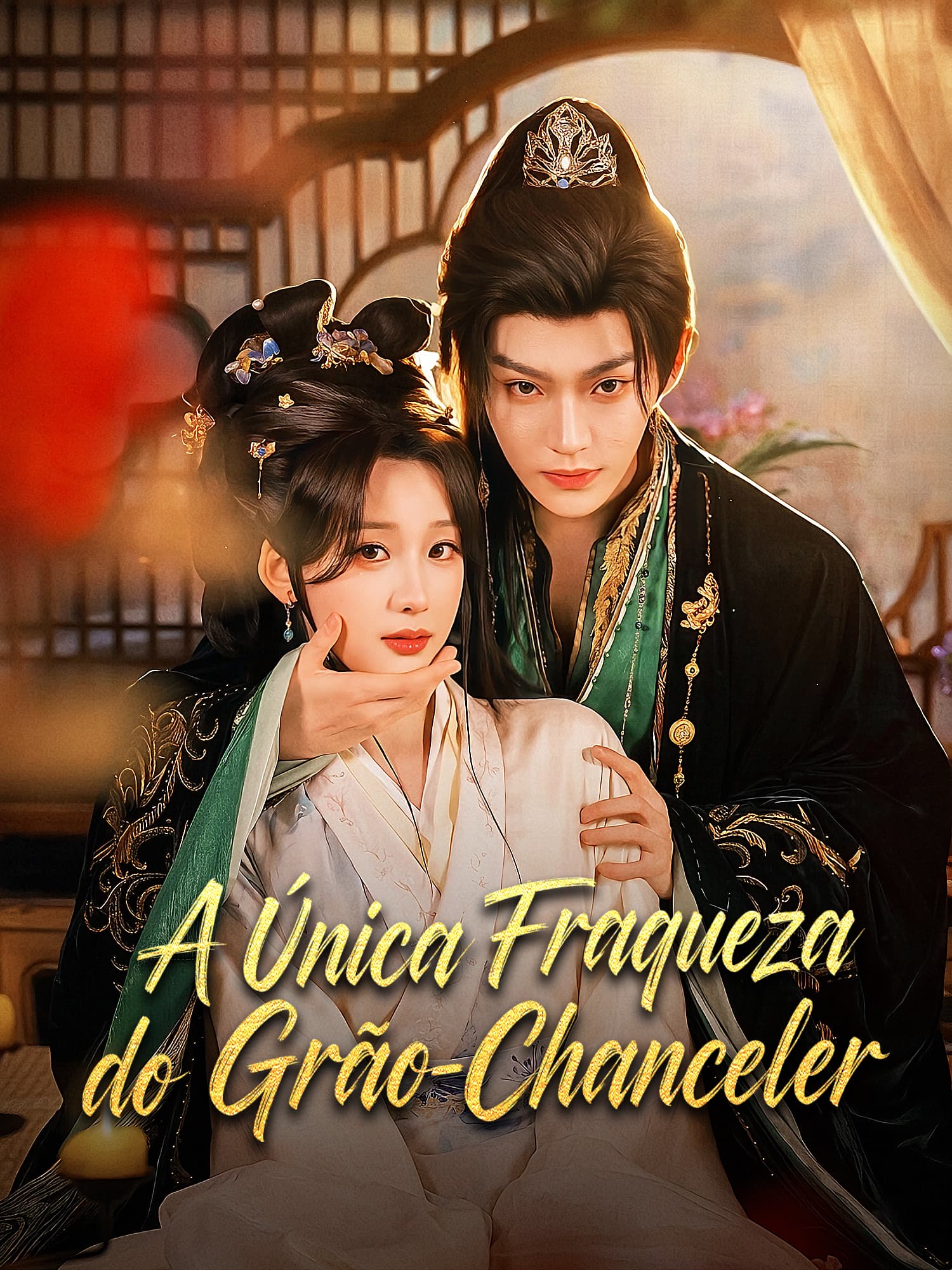 Capa e Pôster da Mini Novela A Única Fraqueza do Grão-Chanceler