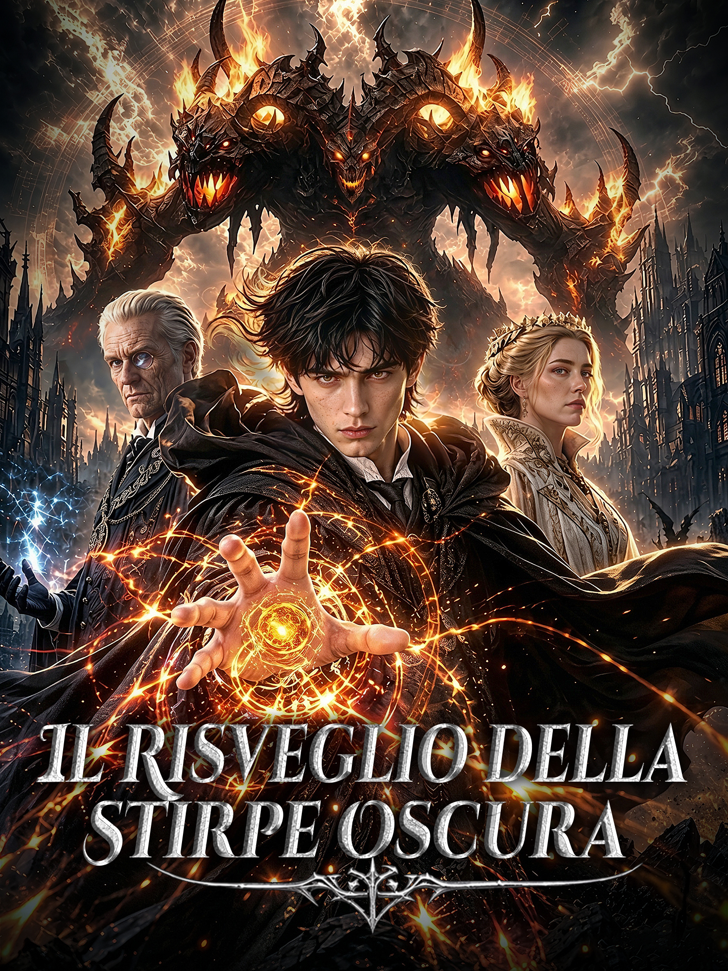 Copertina del dramma corto Il Risveglio della Stirpe Oscura (Categorie verticali di)