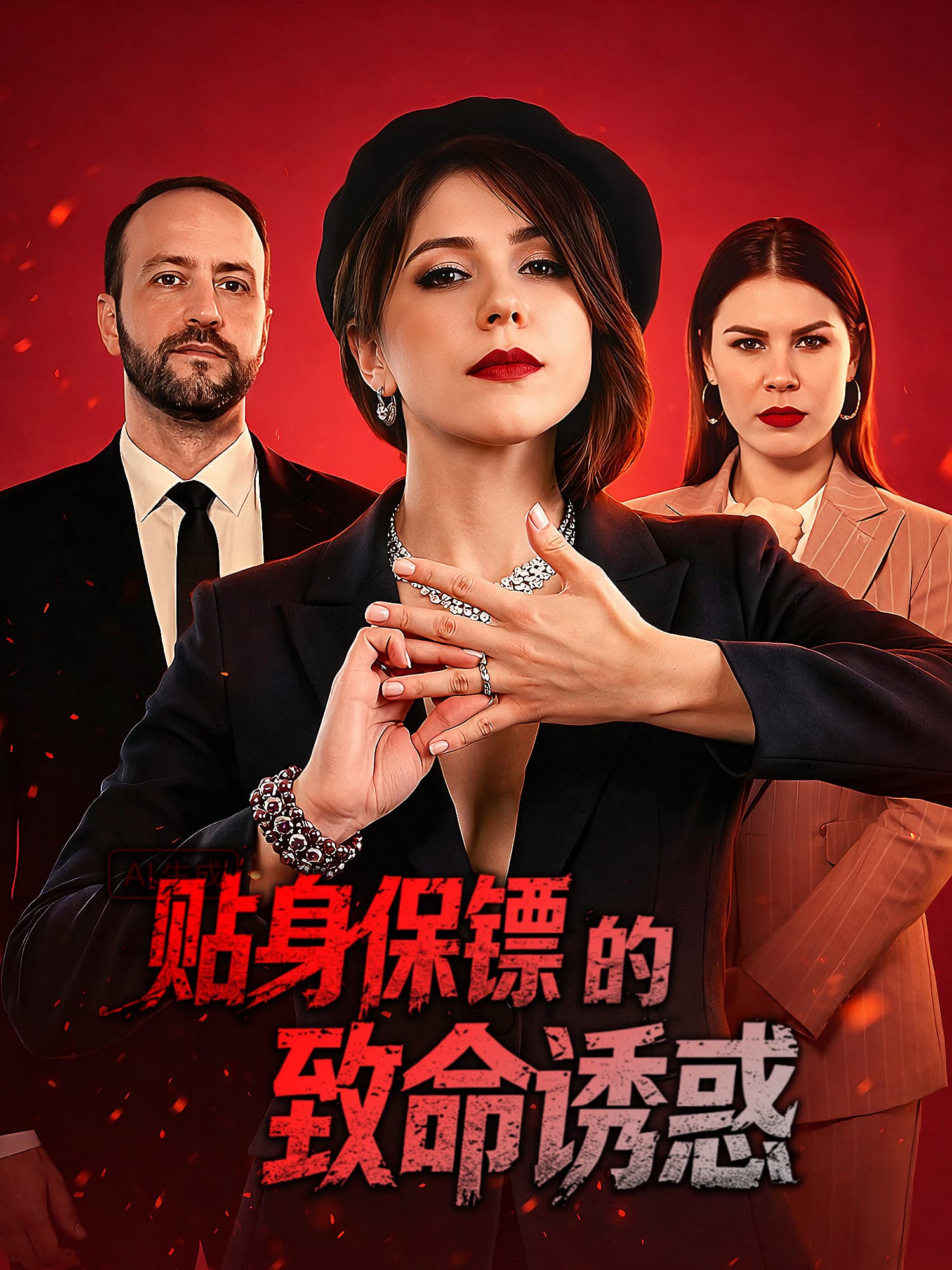 贴身保镖的致命诱惑 短剧封面与海报