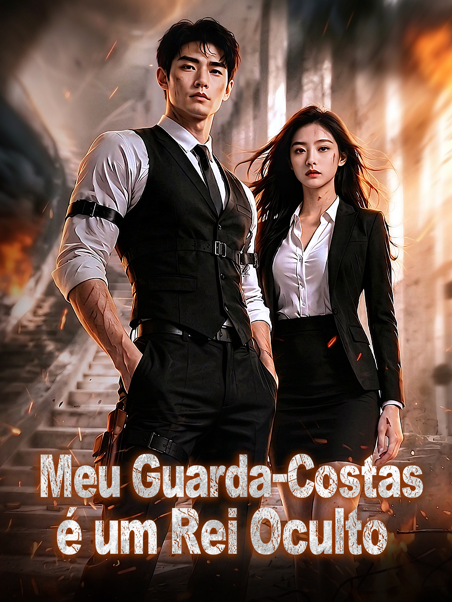 Capa e Pôster da Mini Novela Meu Guarda-Costas é um Rei Oculto