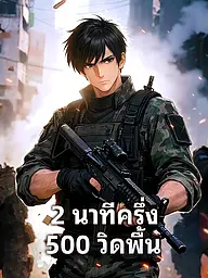 หน้าปกและภาพซีรีส์สั้น 2 นาทีครึ่ง 500 วิดพื้น