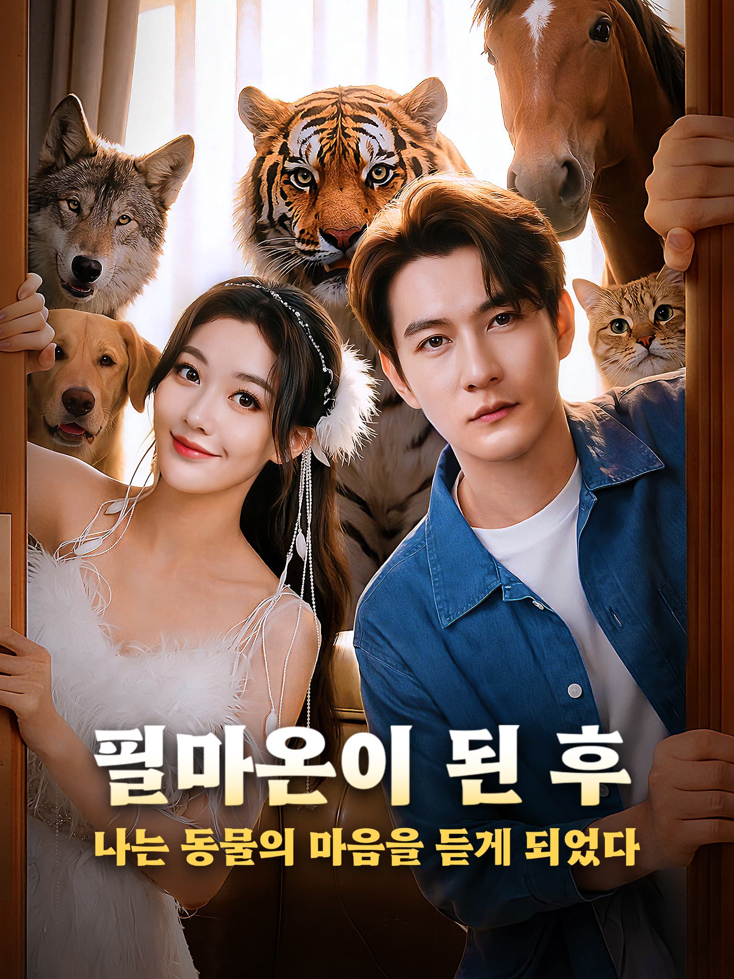 필마온이 된 후 나는 동물의 마음을 듣게 되었다 숏드라마 커버 및 포스터