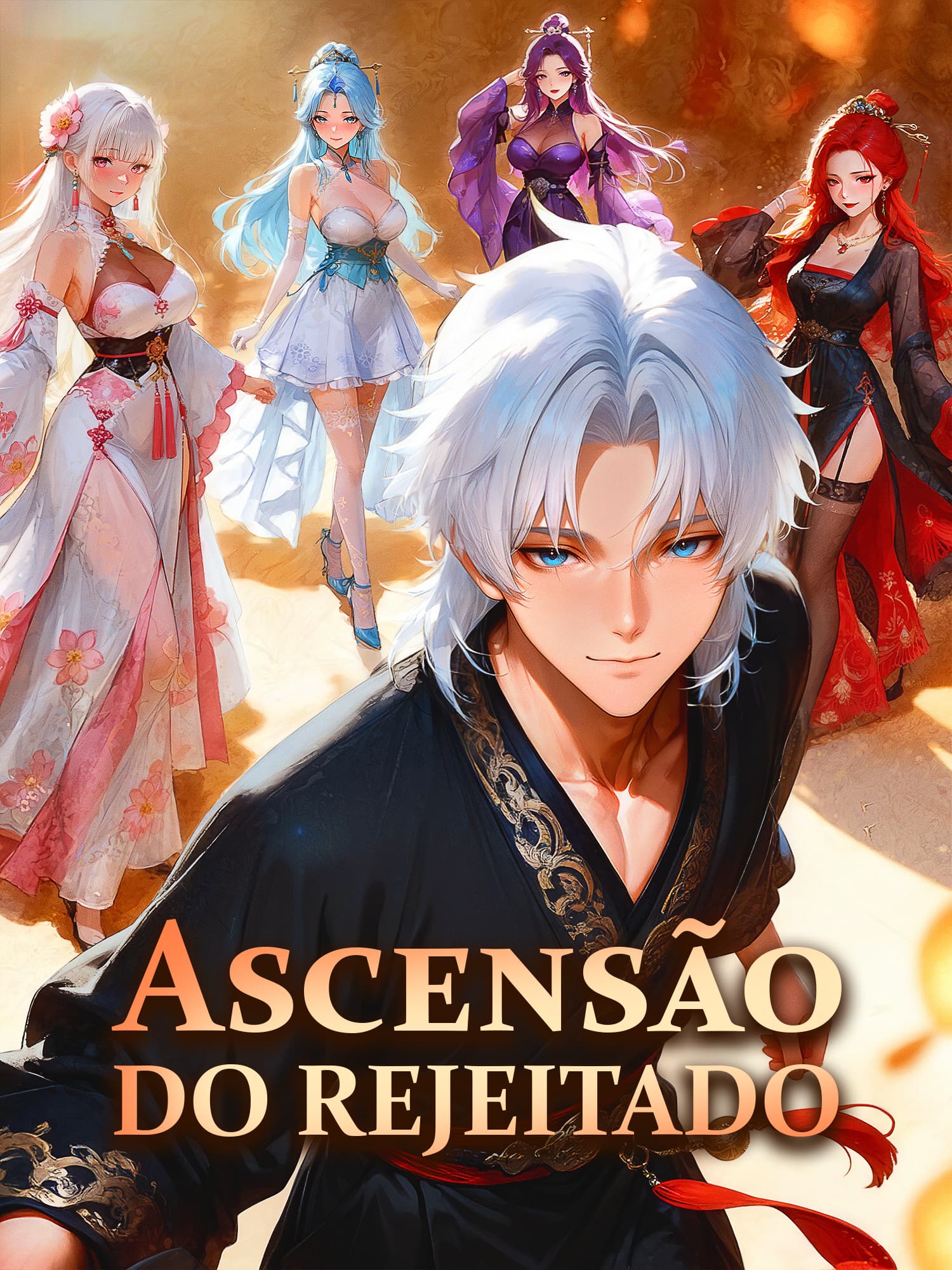 Capa e Pôster da Mini Novela Ascensão do Rejeitado