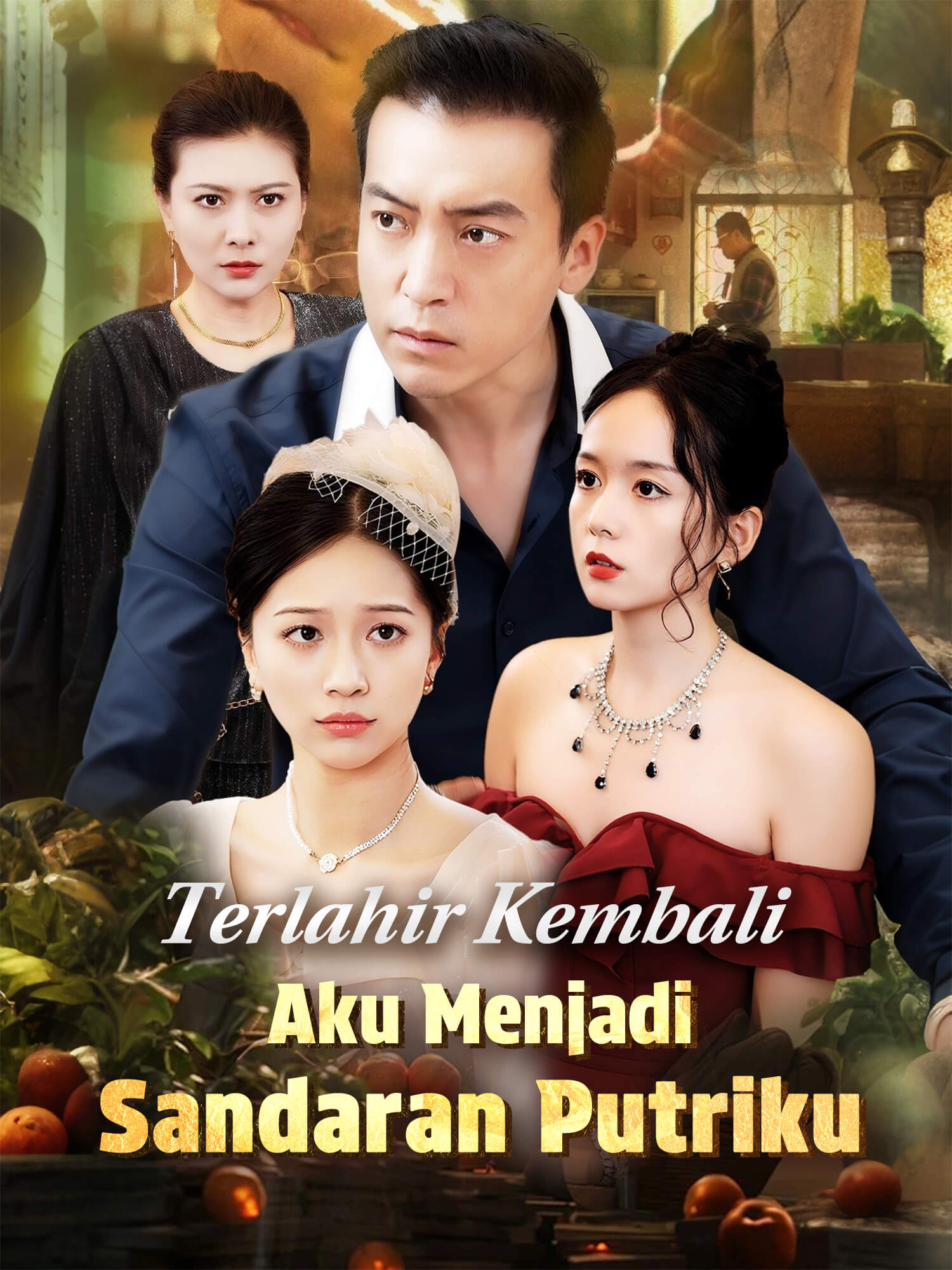 Sampul & Poster Drama Pendek Terlahir Kembali Aku Menjadi Sandaran Putriku