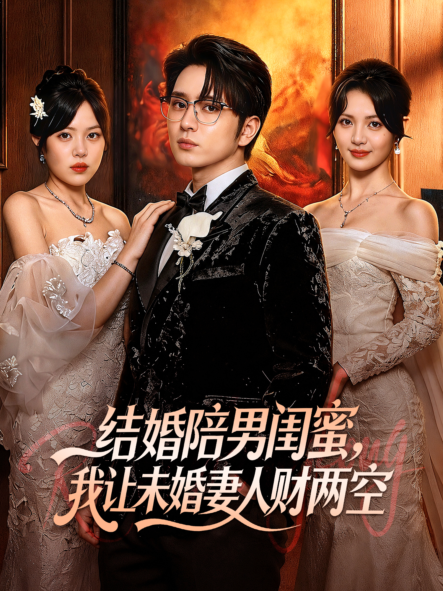 结婚陪男闺蜜，我让未婚妻人财两空 短剧封面与海报