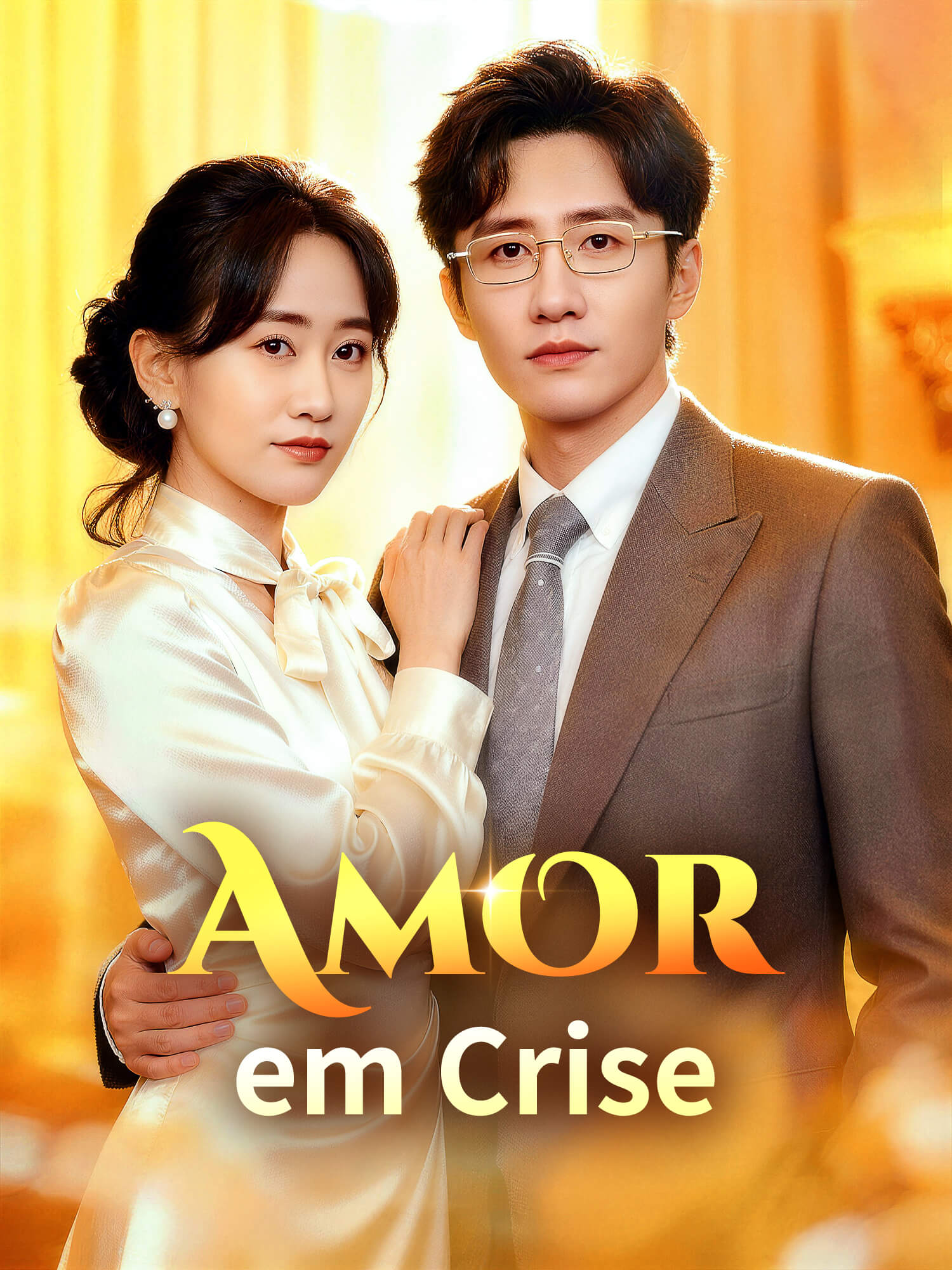 Capa e Pôster da Mini Novela Amor em Crise