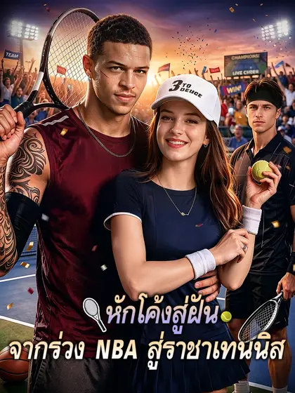 โปสเตอร์ หักโค้งสู่ฝัน: จากร่วง NBA สู่ราชาเทนนิส