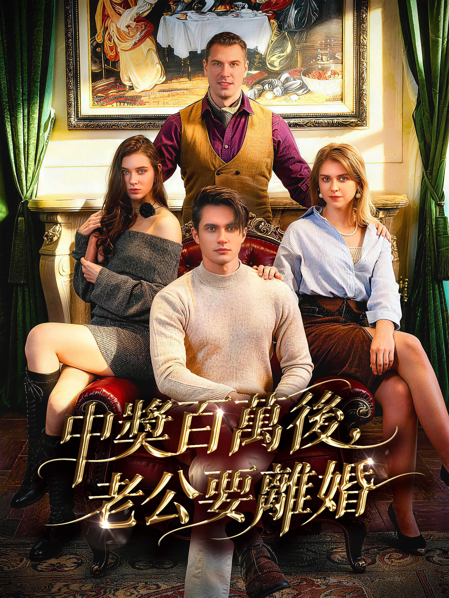 中獎百萬後，老公要離婚 短劇封面與海報