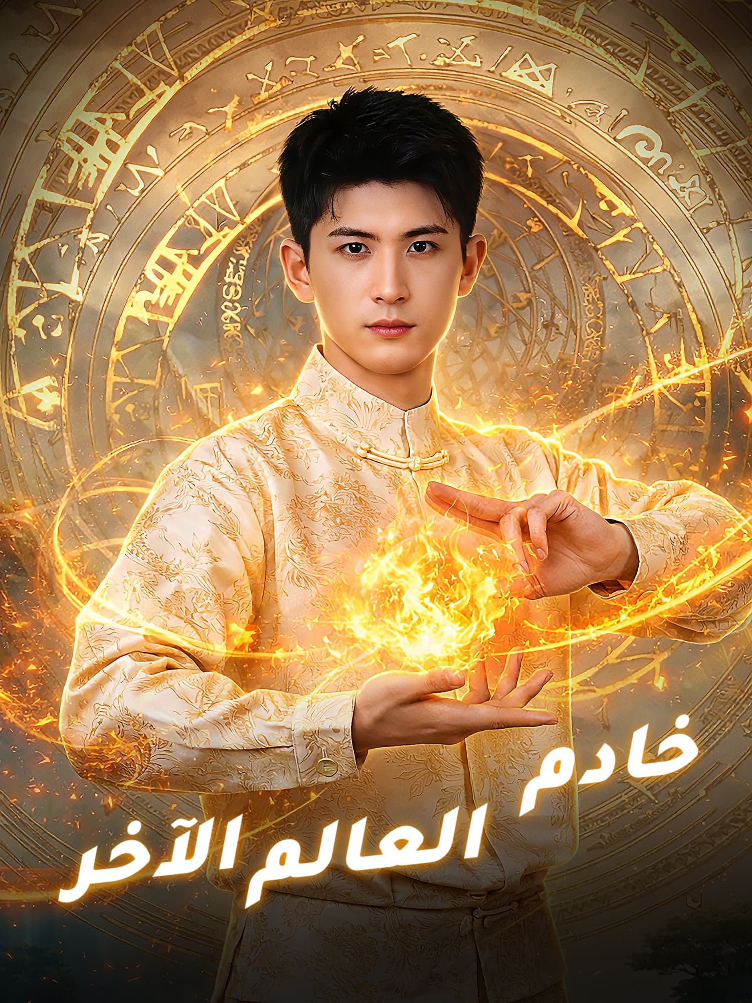 غلاف وملصق مسلسل خادم العالم الآخر القصير