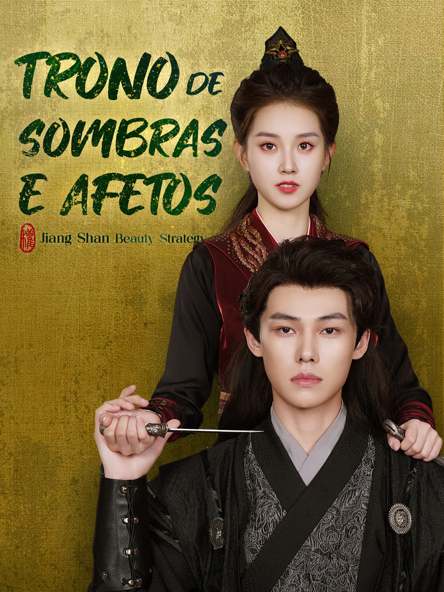 Capa e Pôster da Mini Novela Trono de Sombras e Afetos