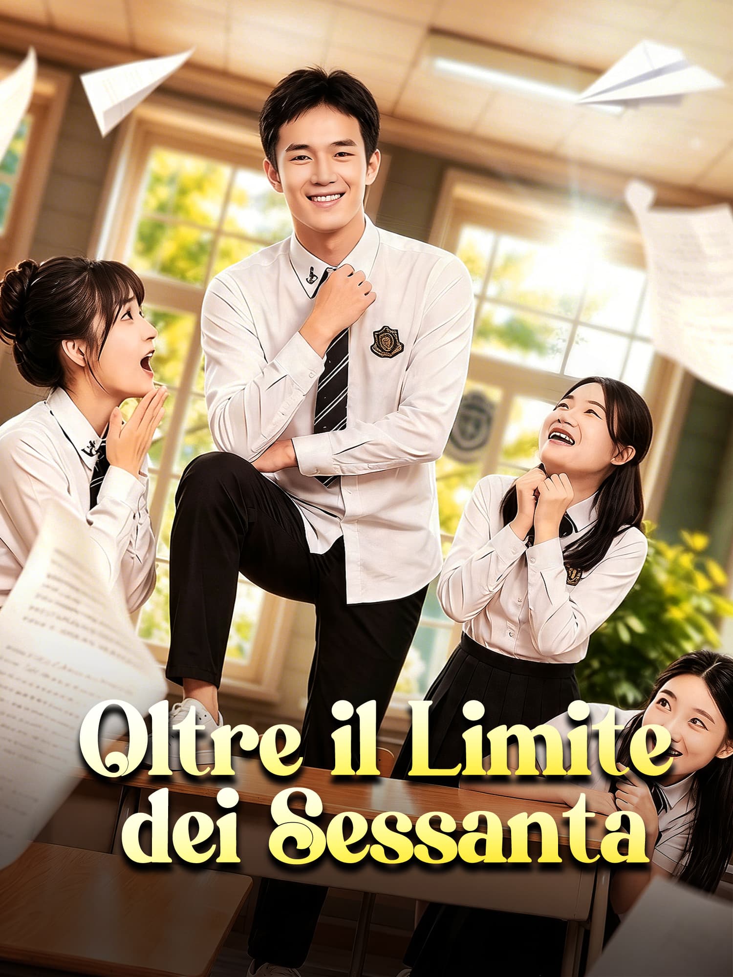 Copertina e Poster della Mini Serie Oltre il Limite dei Sessanta