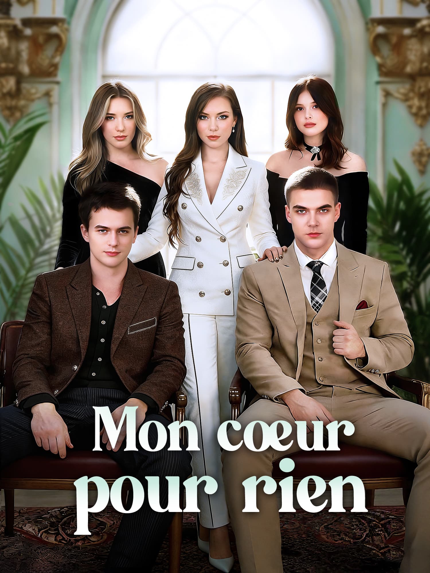 Affiche et Couverture de la Mini-série Mon cœur pour rien