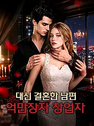 대신 결혼한 남편 억만장자 창업자 숏드라마 커버 및 포스터