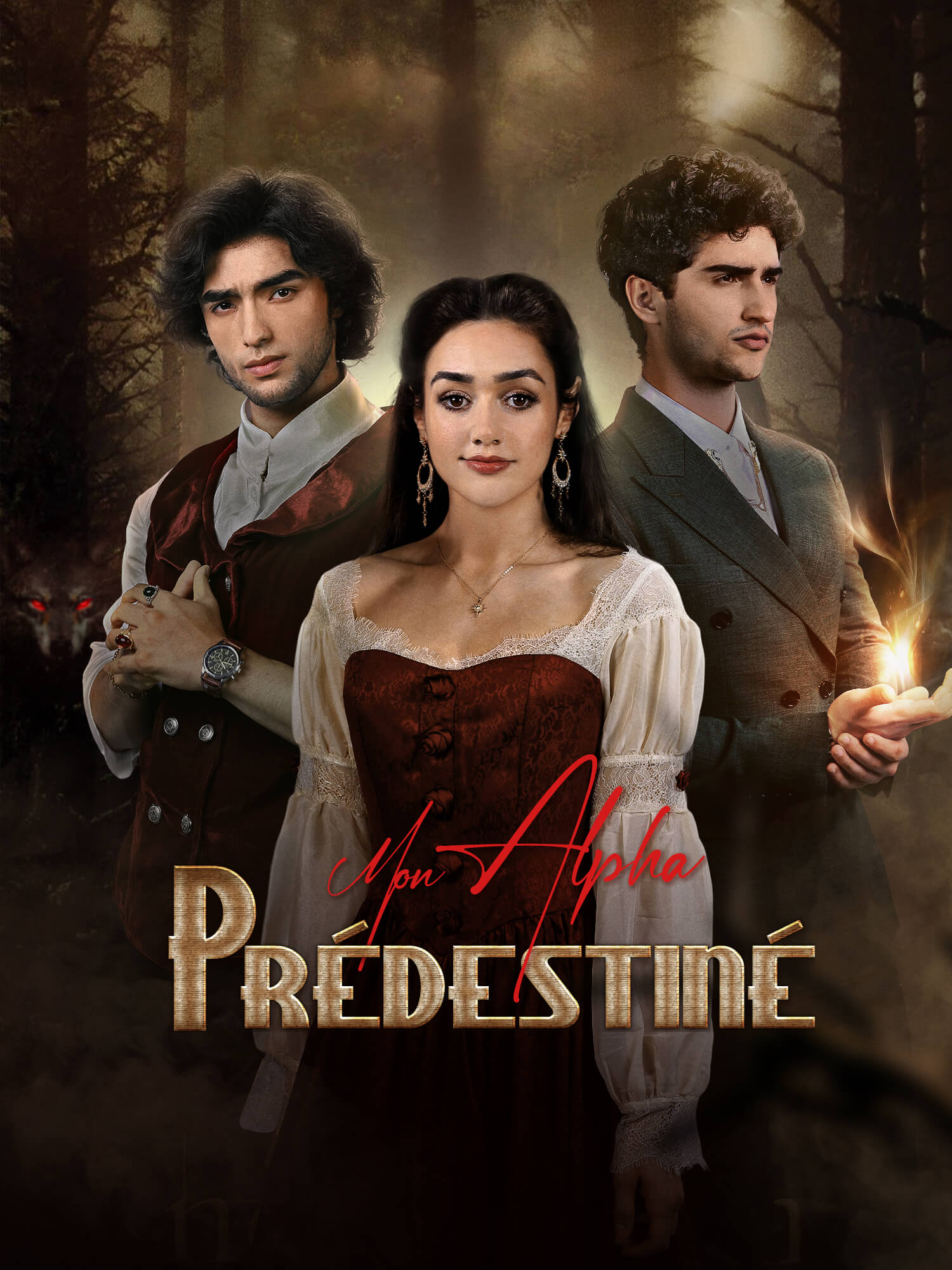 Affiche et Couverture de la Mini-série Mon Alpha prédestiné