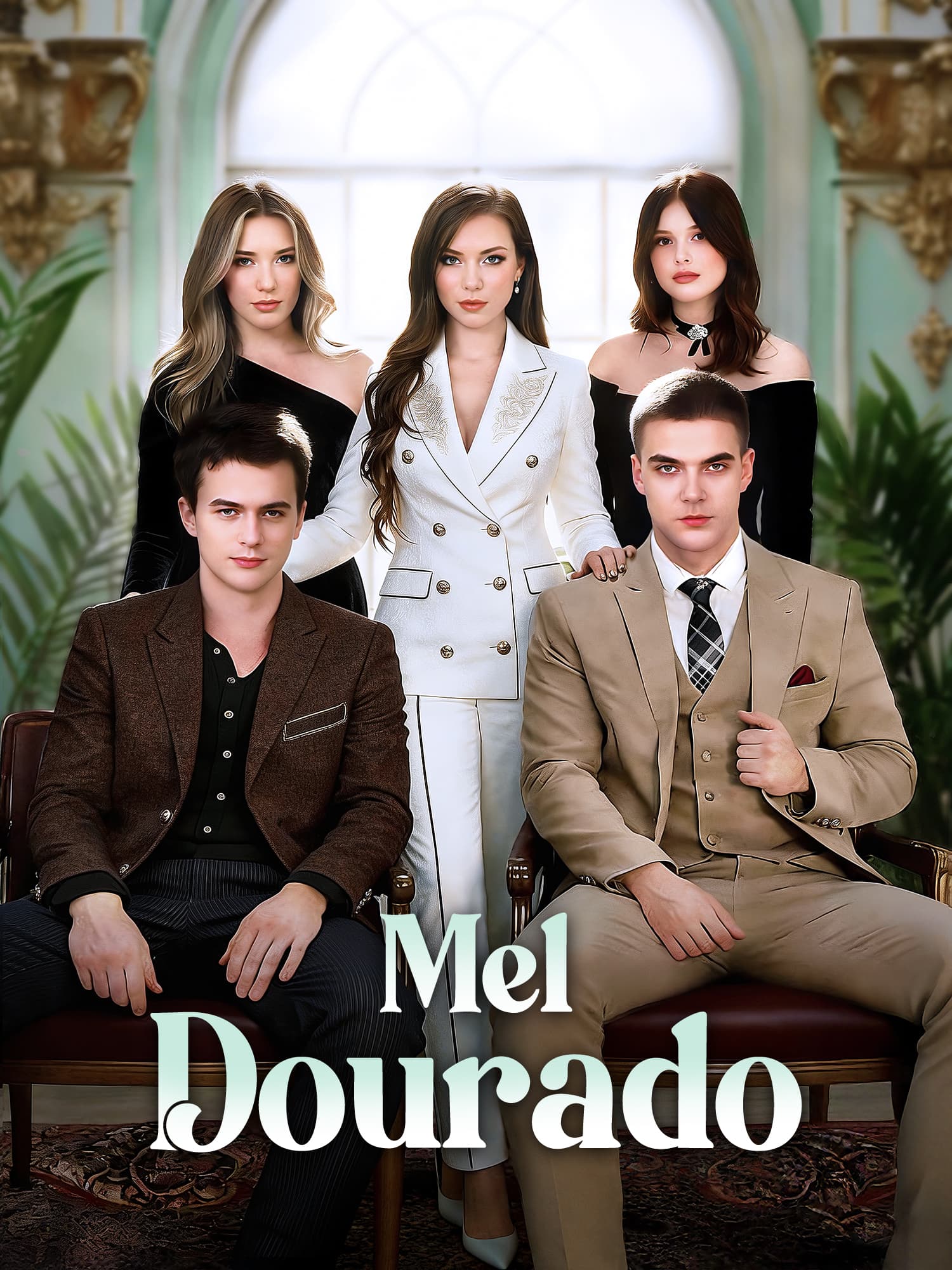 Capa e Pôster da Mini Novela Mel Dourado