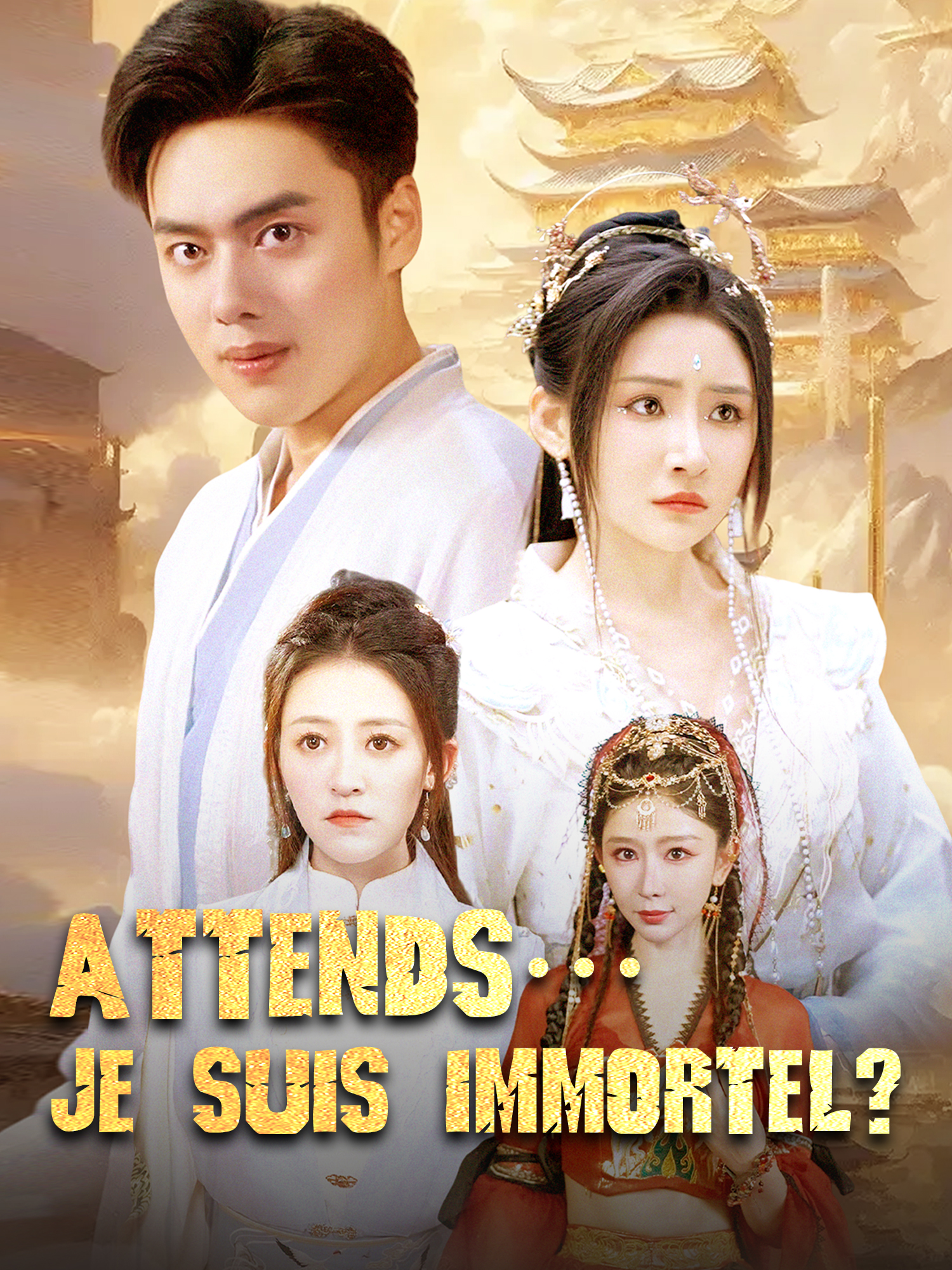 Affiche et Couverture de la Mini-série Attends… Je Suis Immortel ?