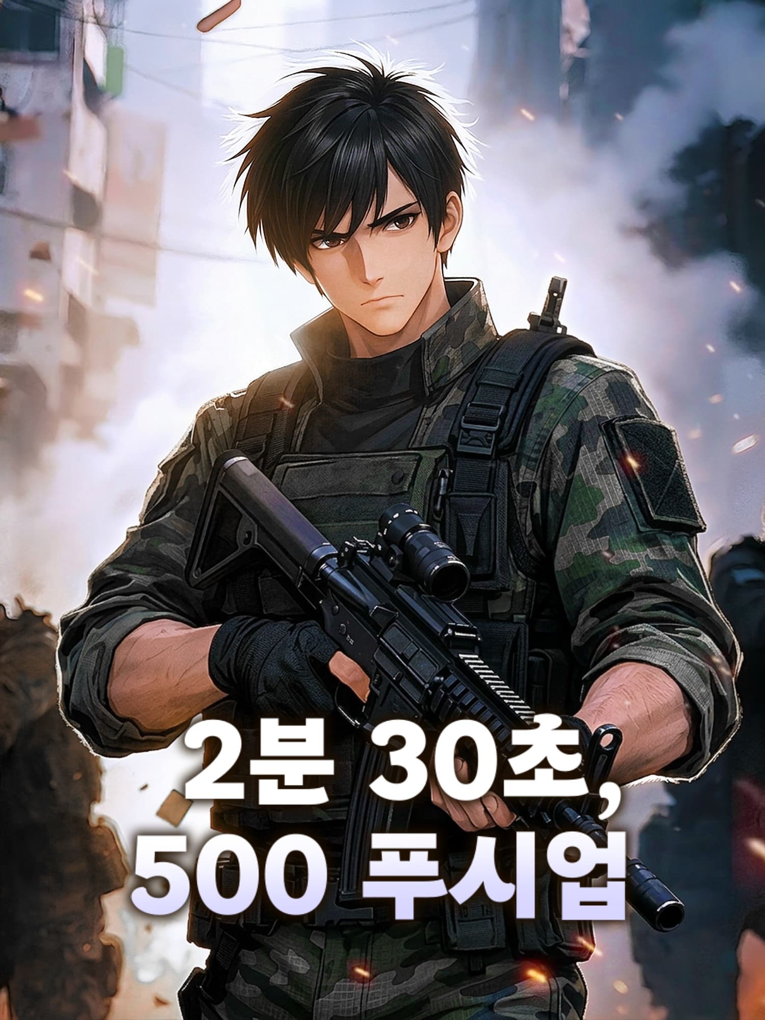 2분 30초, 500 푸시업
