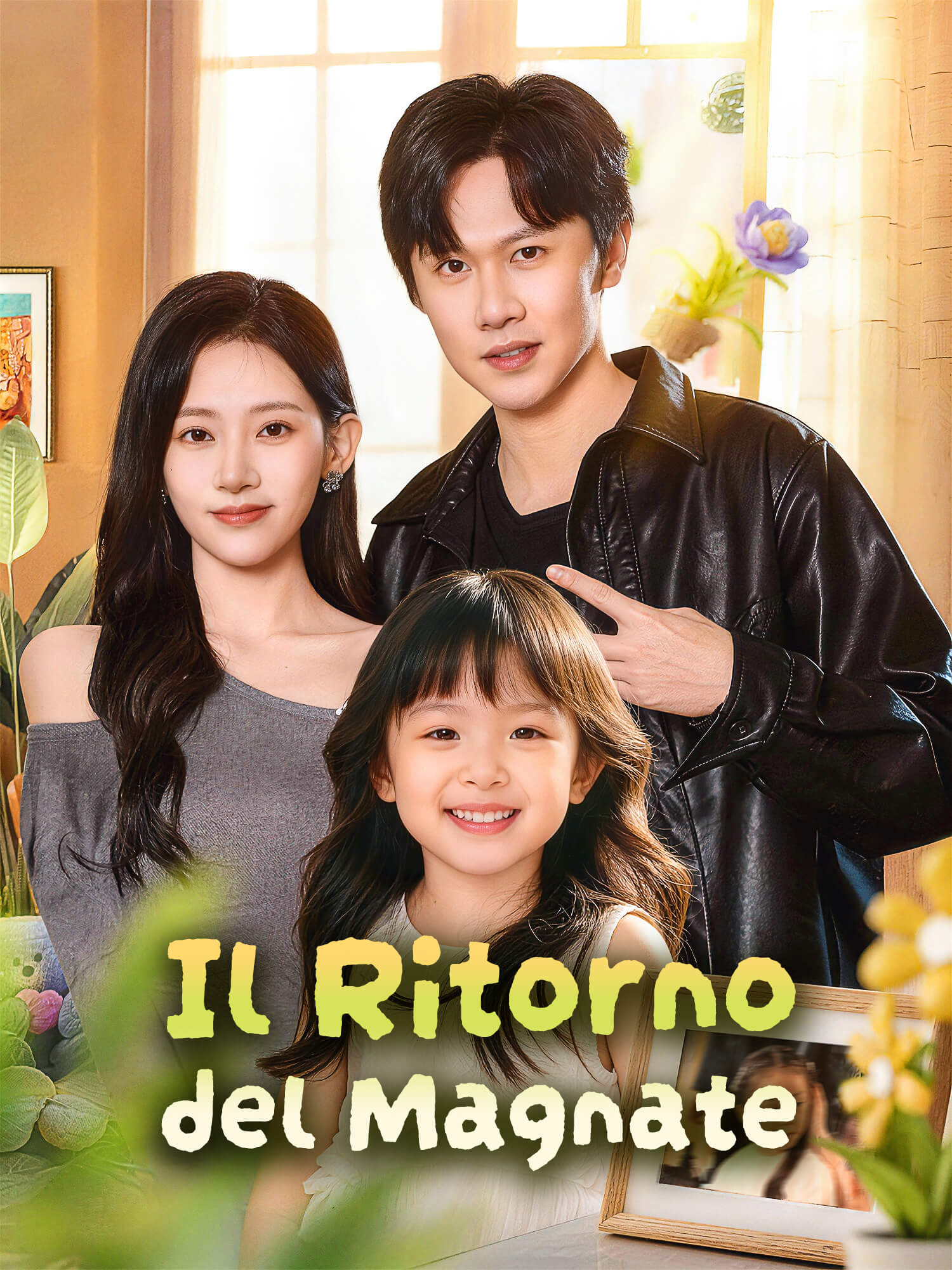 Copertina e Poster della Mini Serie Il Ritorno del Magnate