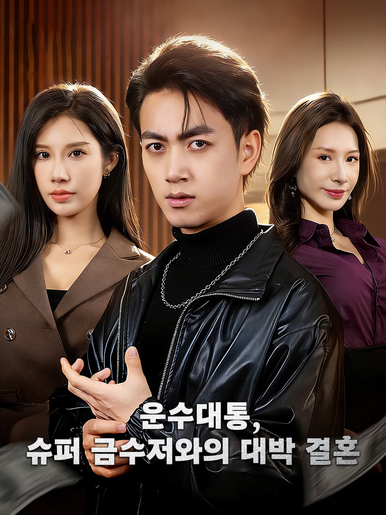 운수대통, 슈퍼 금수저와의 대박 결혼 숏드라마 커버 및 포스터